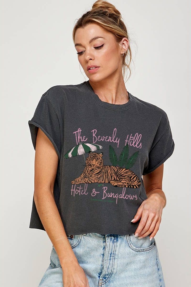 Beverly Hills Crop Tee