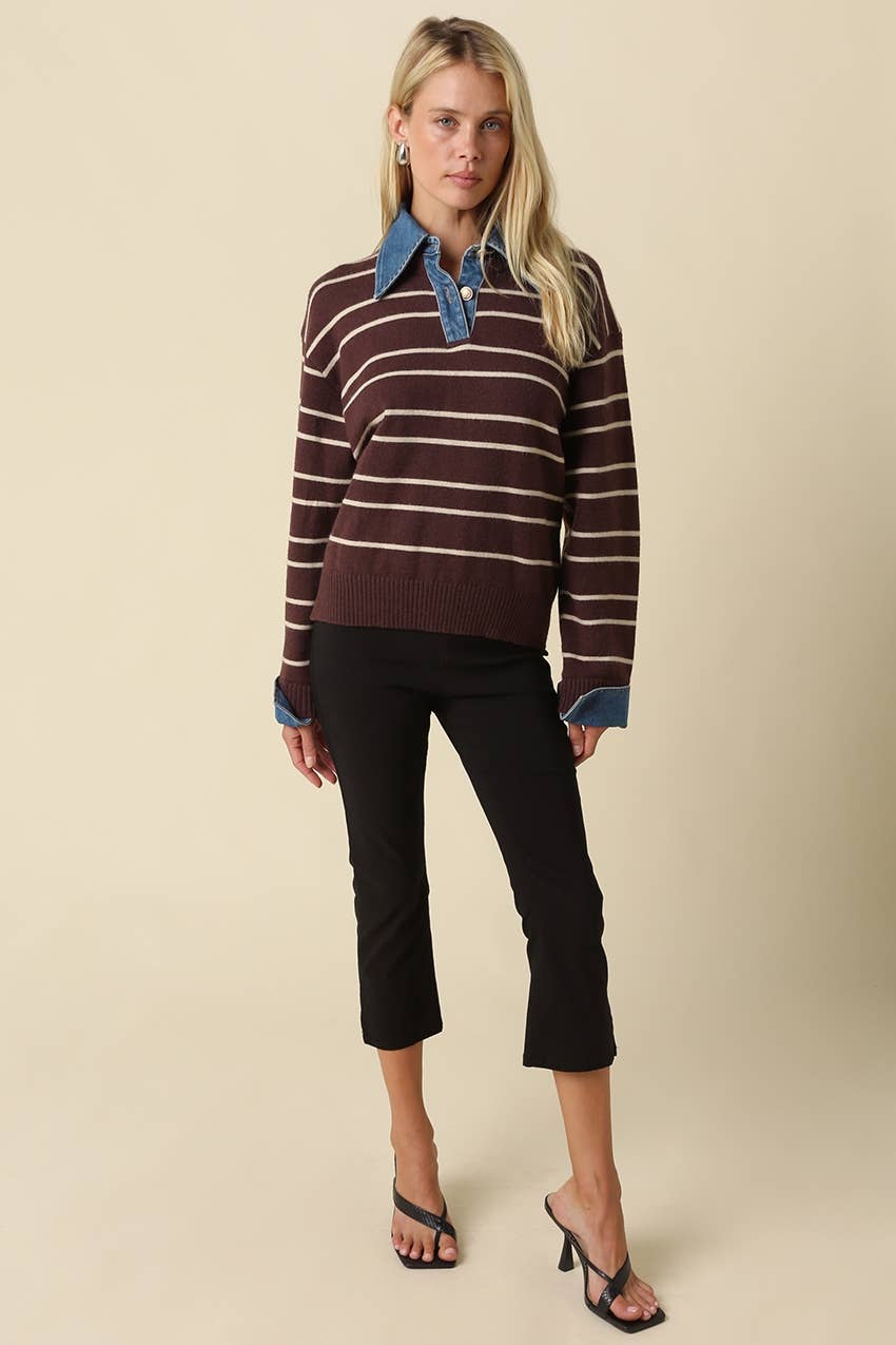 Kick Start High-Waist Flare Capri Pants