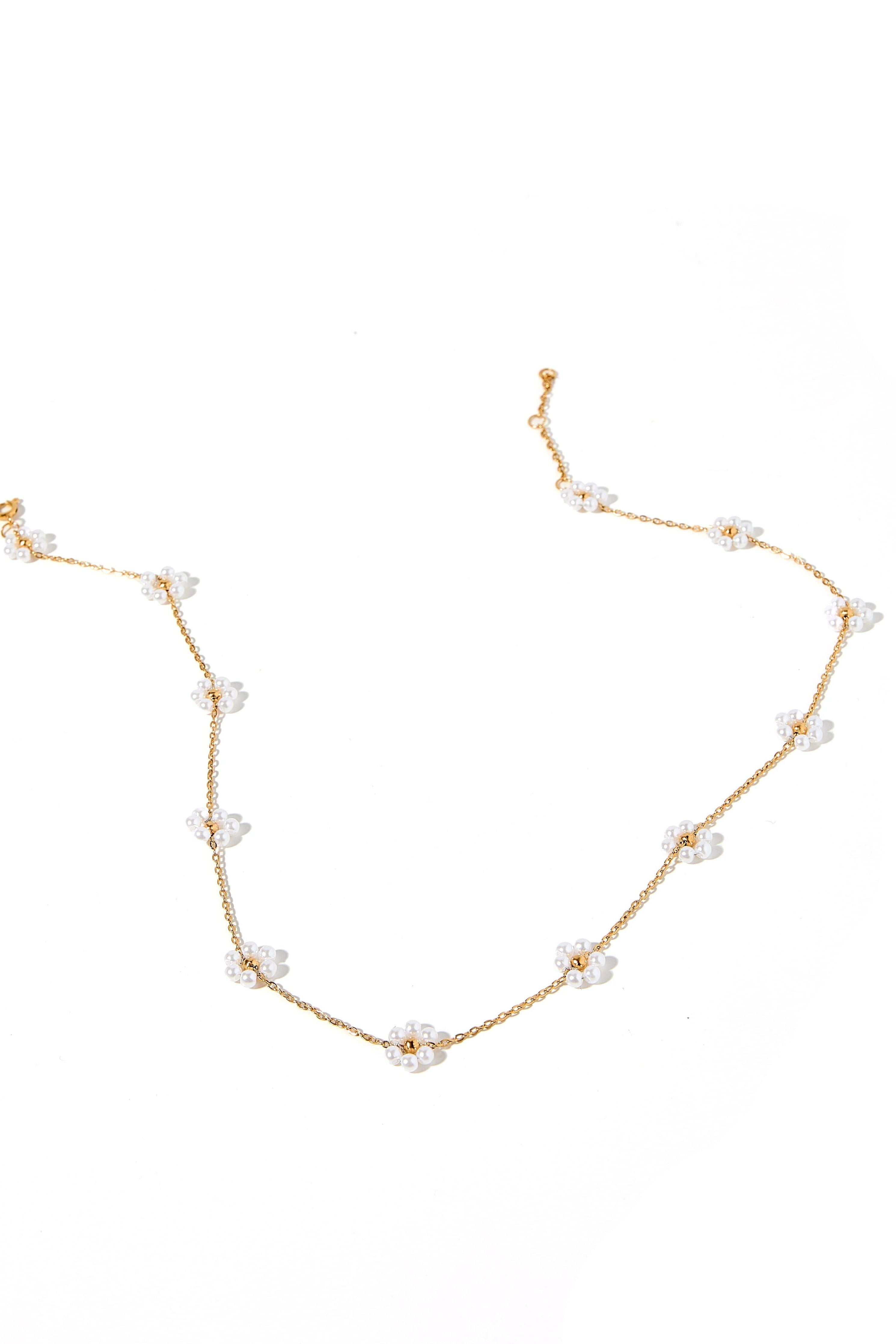 Necklace - Gracie - Pearl