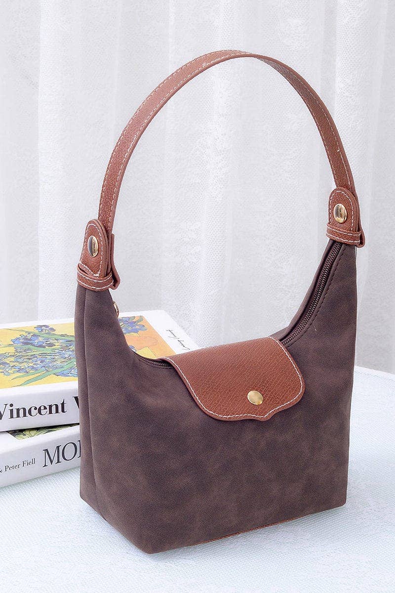 SU780 Suede Convertible Clutch/Shoulder/Crossbody Bag