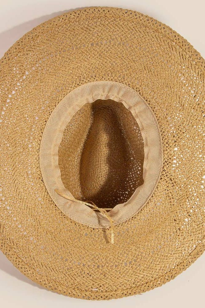 Braided Rope Band Straw Hat
