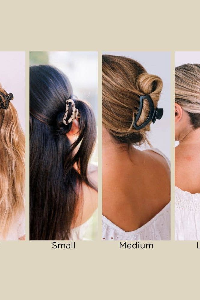 Open Hair Clip | Large | Blonde Tortoise