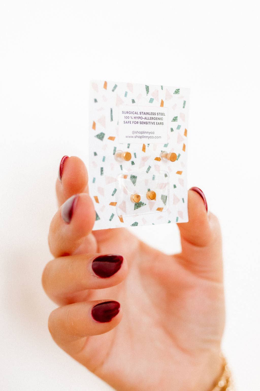 Screwback Stud Earrings - Stella