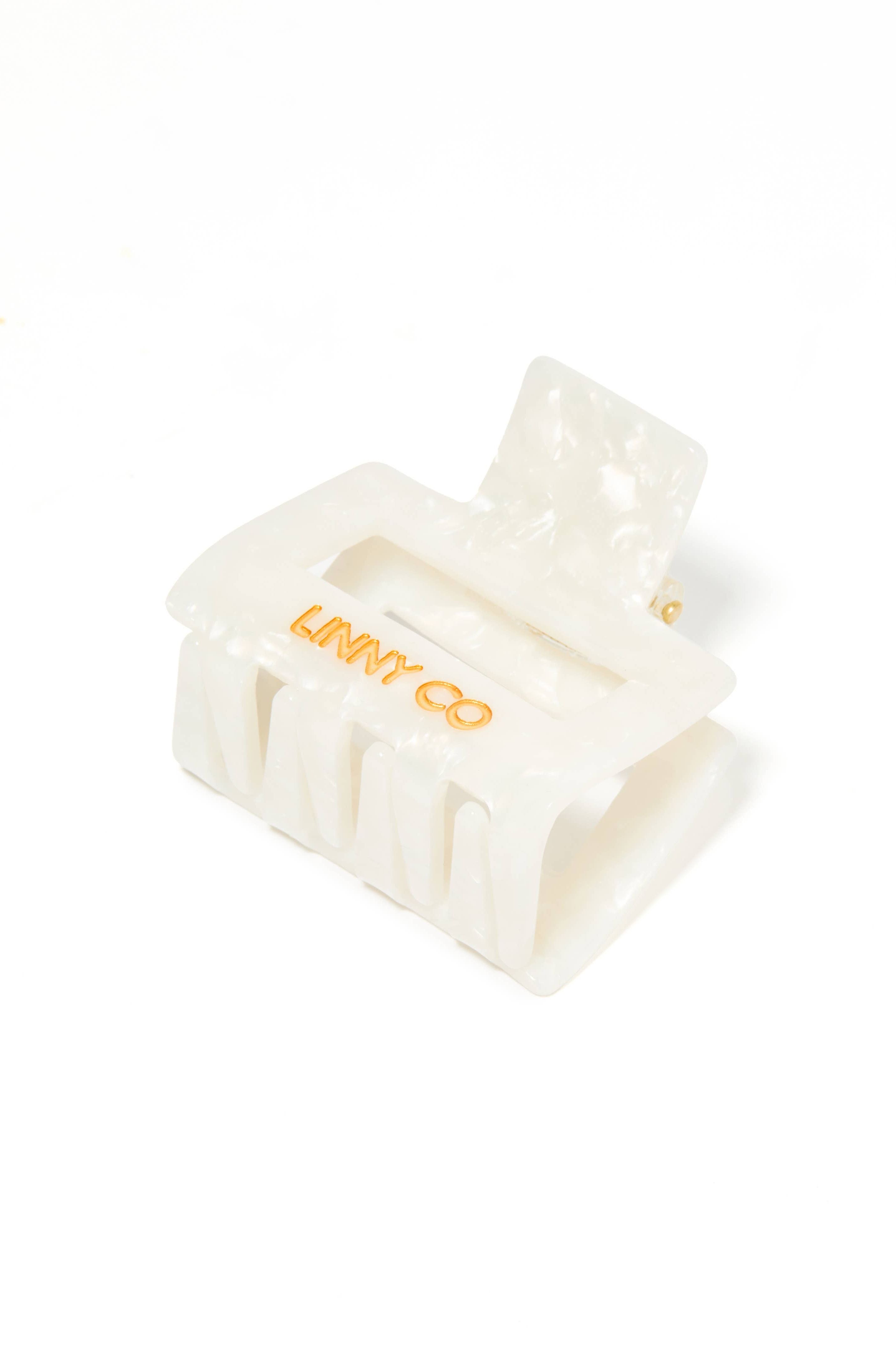 Hair Clip - Bailey - Pearl White