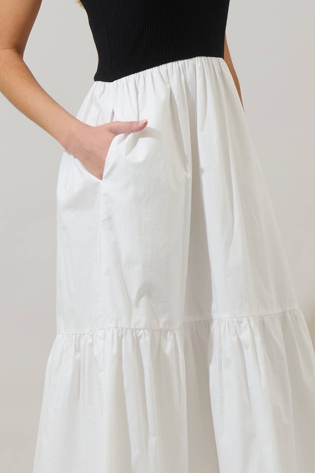 Selina Mix Midi Dress