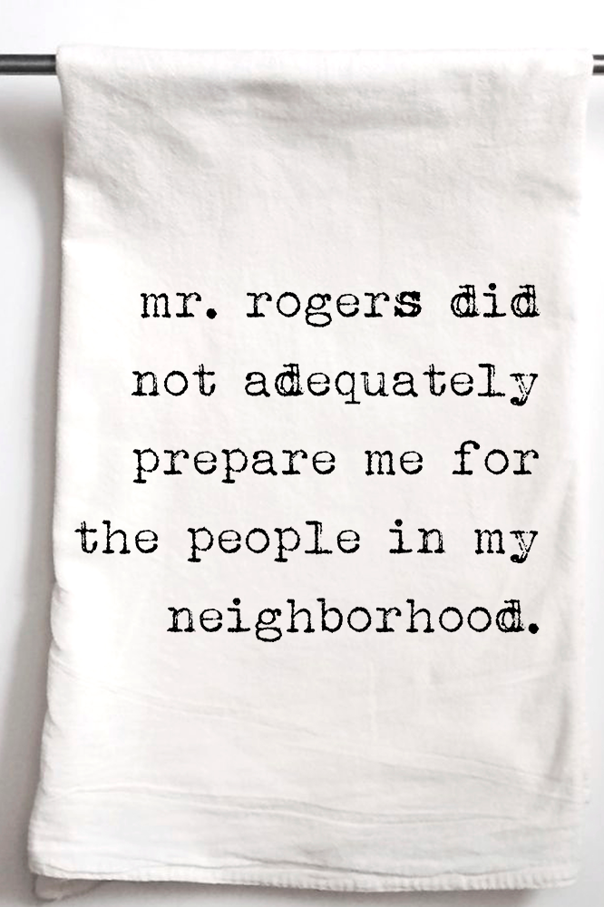 Mr Rogers Tea Towel