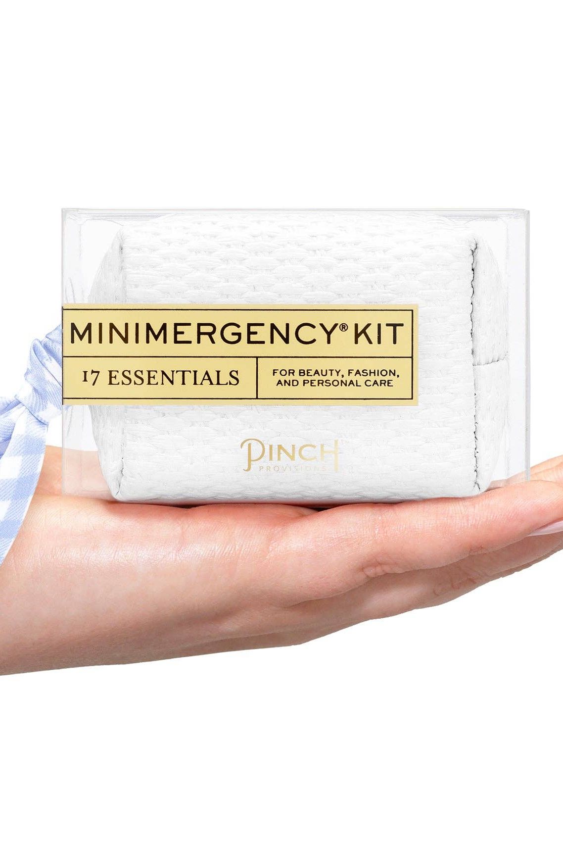 Gingham Scarf Minimergency Kit