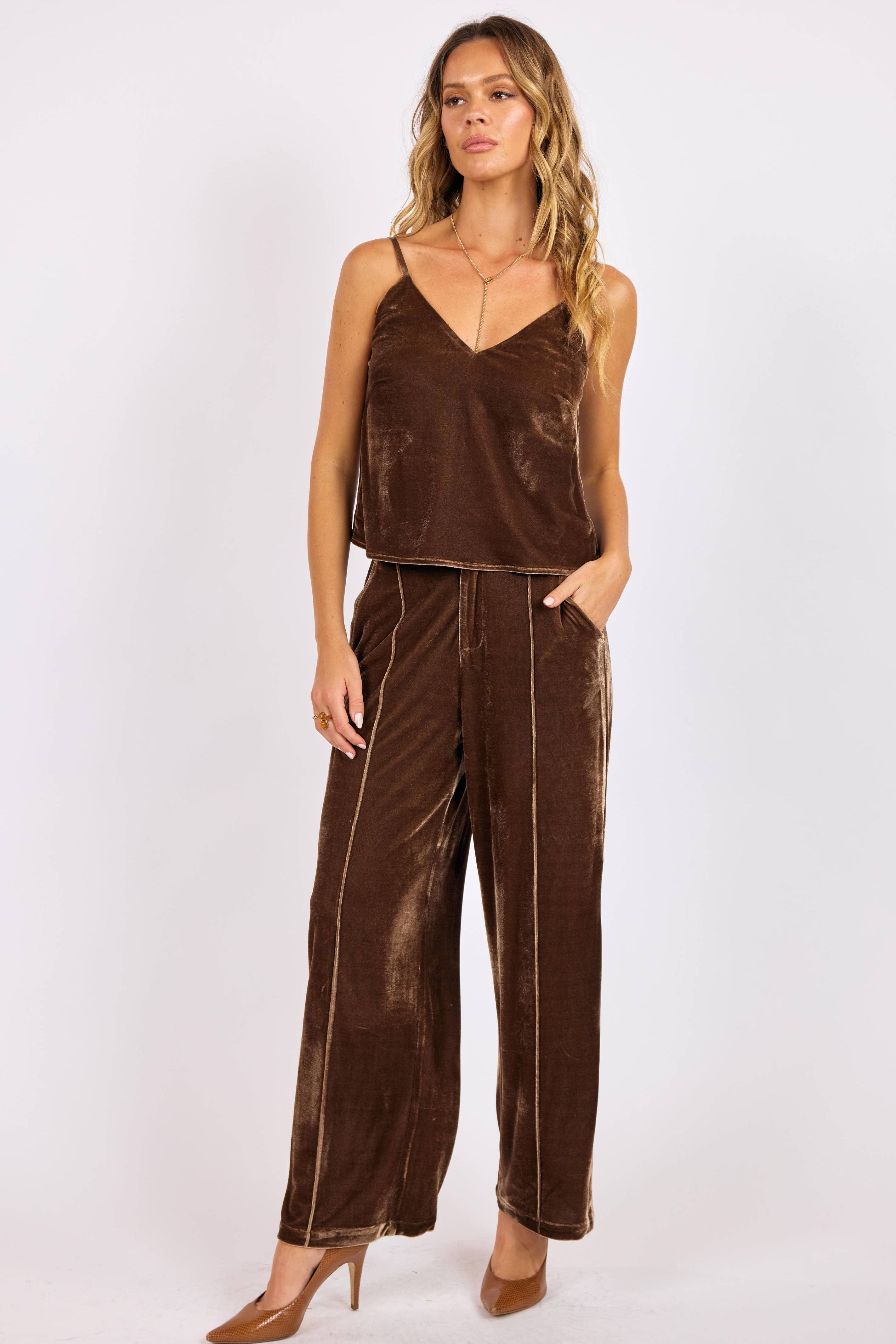 Twilight Spell Stretch Velvet Cami