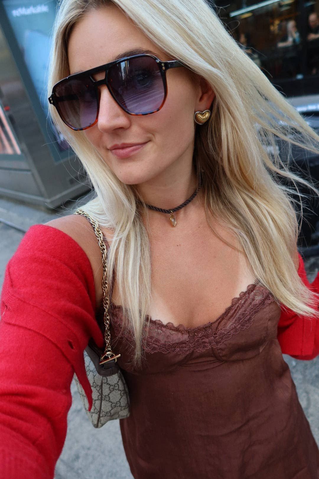 Kaia Heart Statement Earring