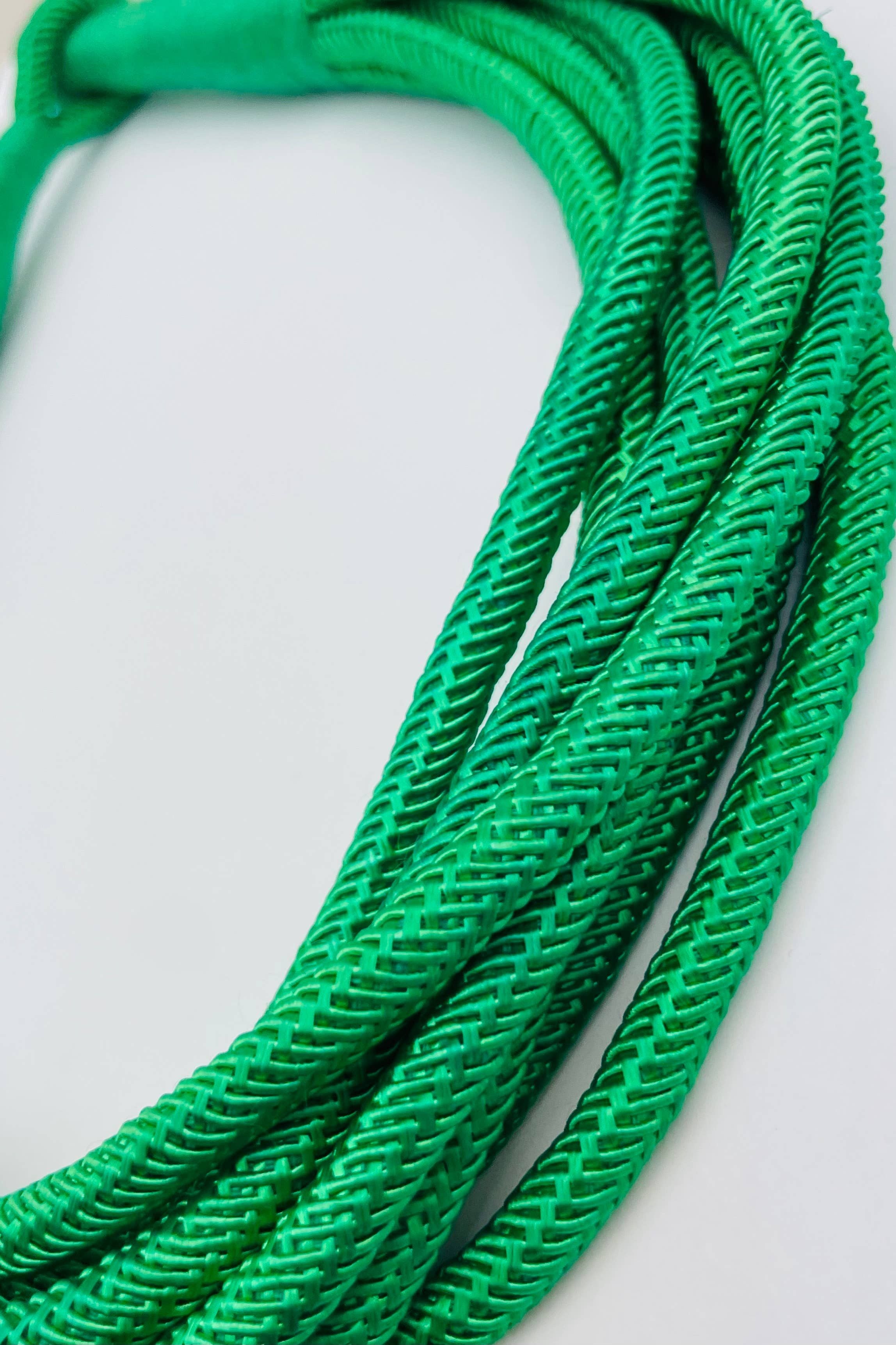 Kelly Green Rope Necklace