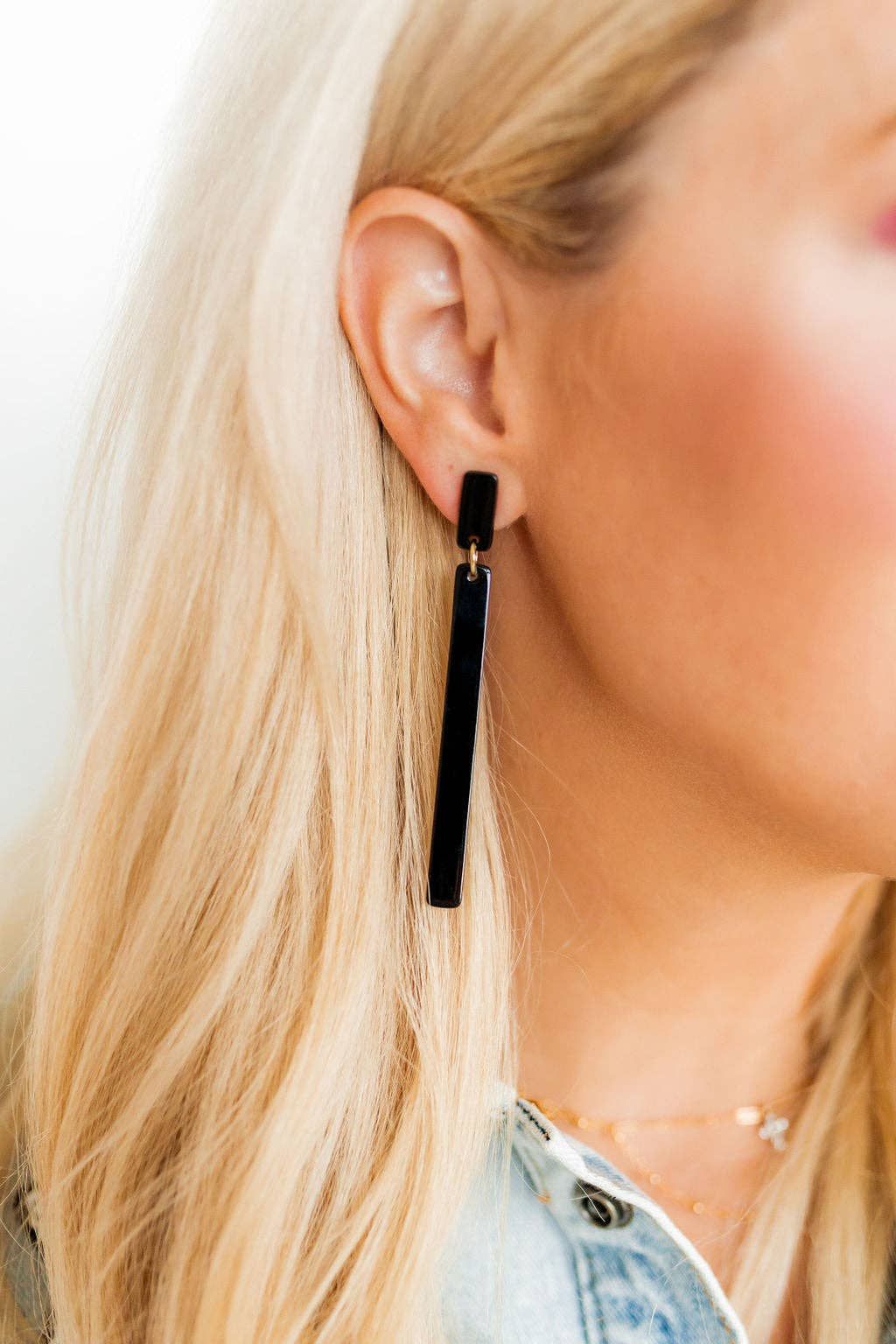 Keli - True Black - Earrings