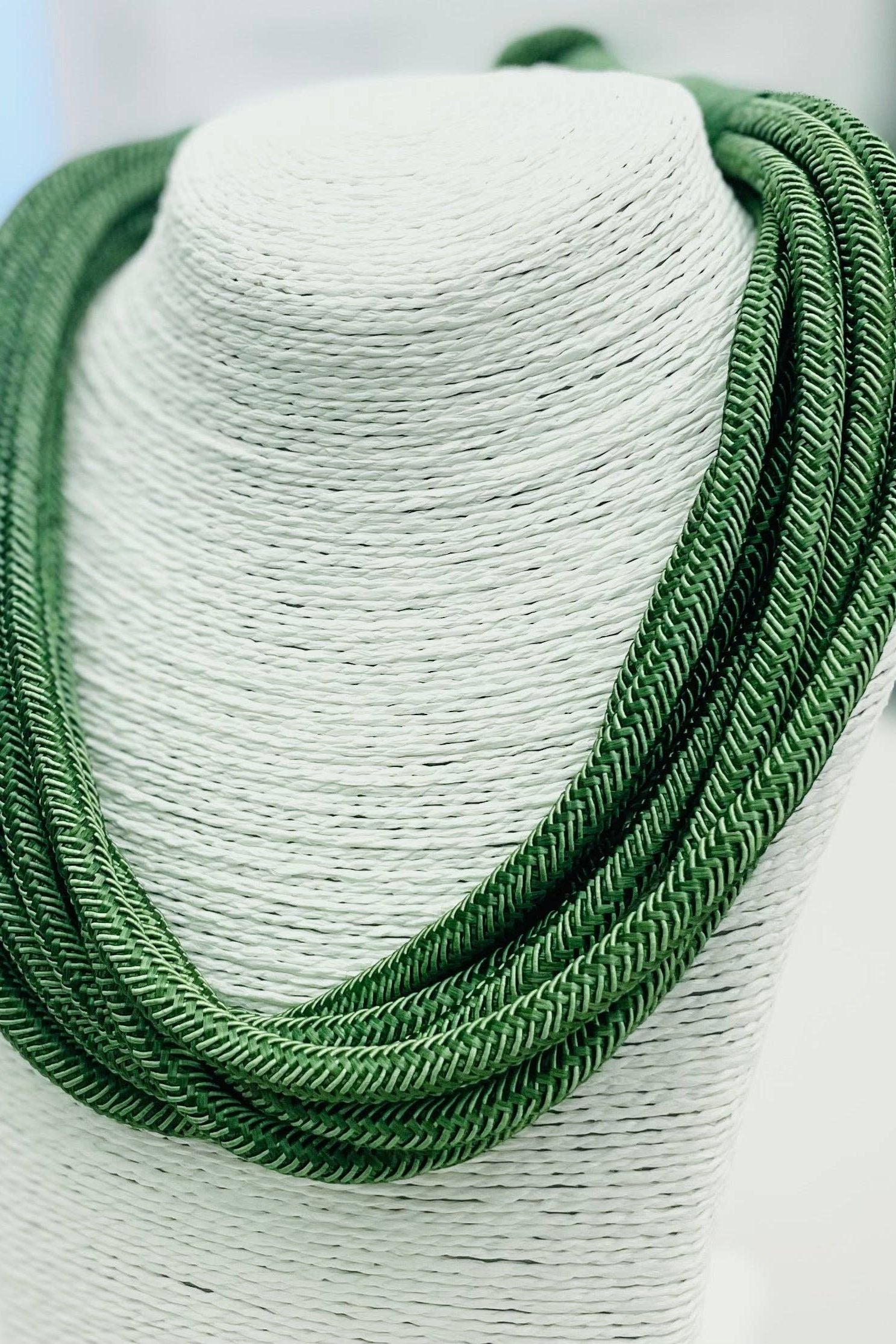 Green Rope Necklace