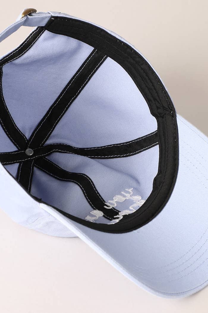 You Are Enough Embroidered Letters Baseball Cap