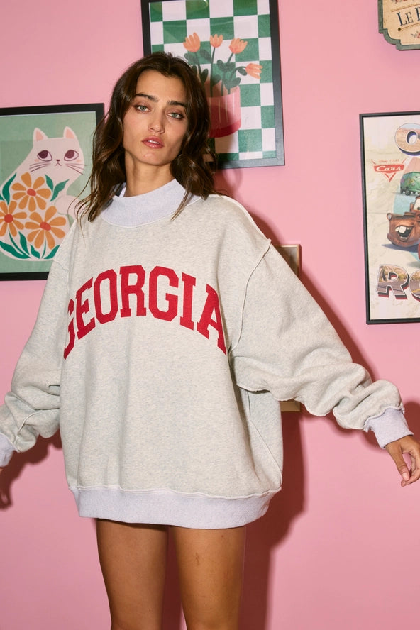 Flip Side Reversible Georgia Sweatshirt