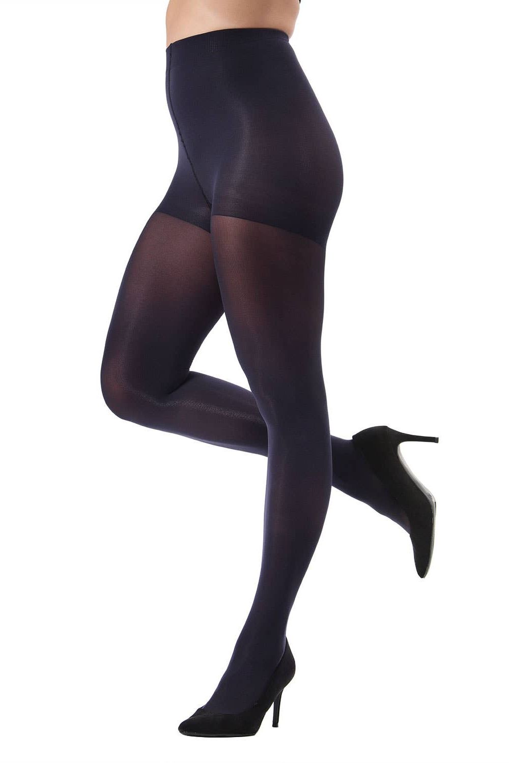MeMoi Perfectly Opaque Control Top Tights