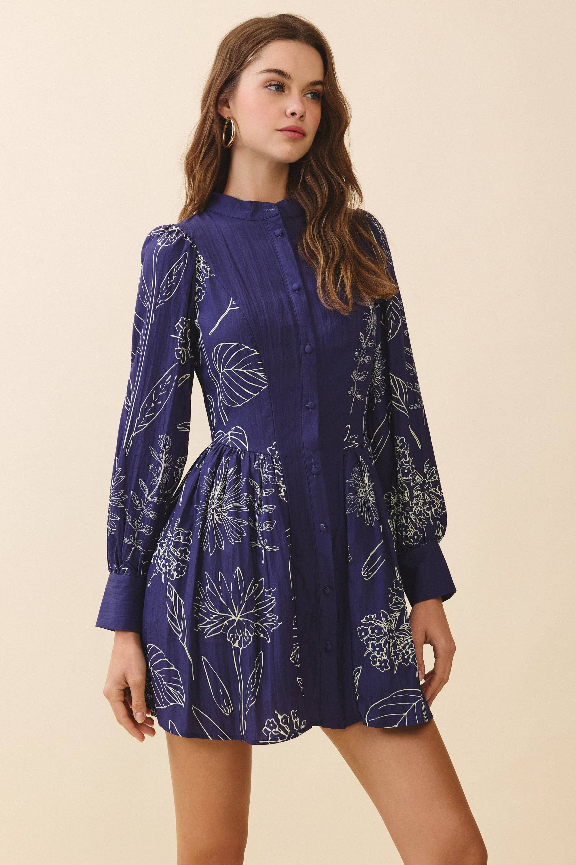 Bianca Botanical Dress