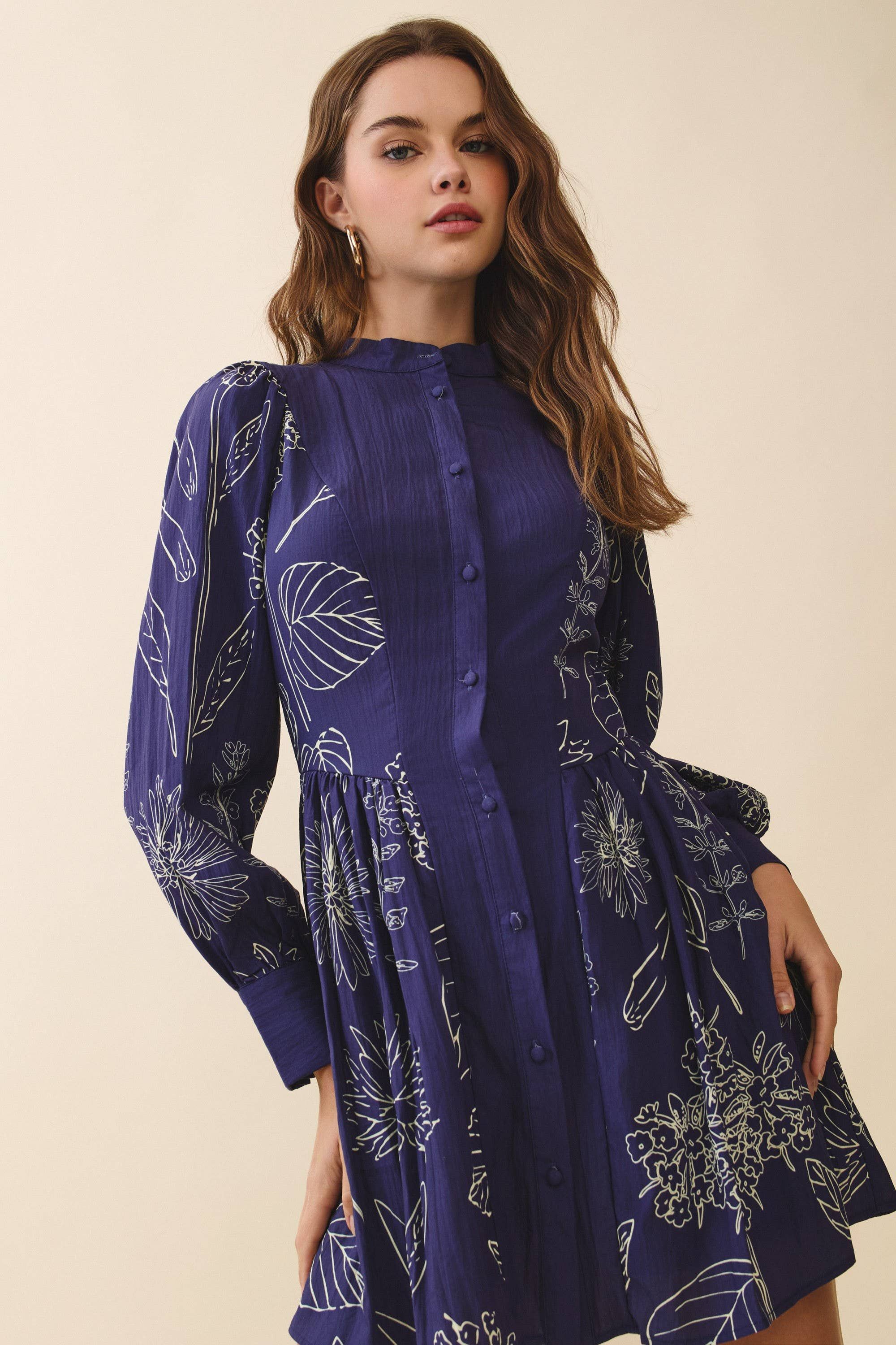 Bianca Botanical Dress