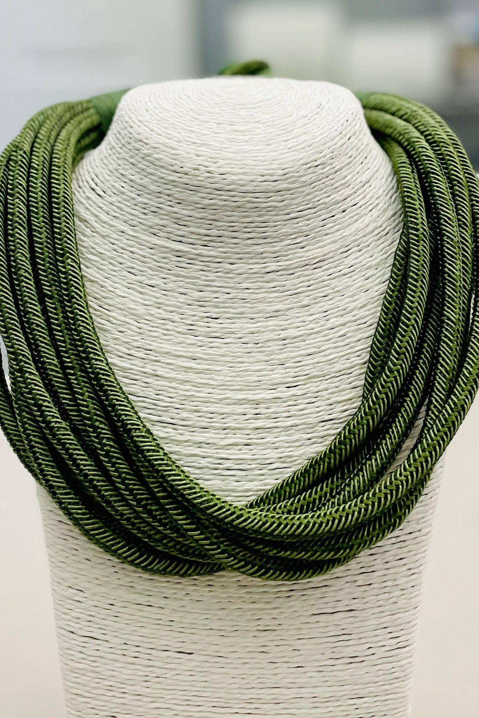 Green Rope Necklace