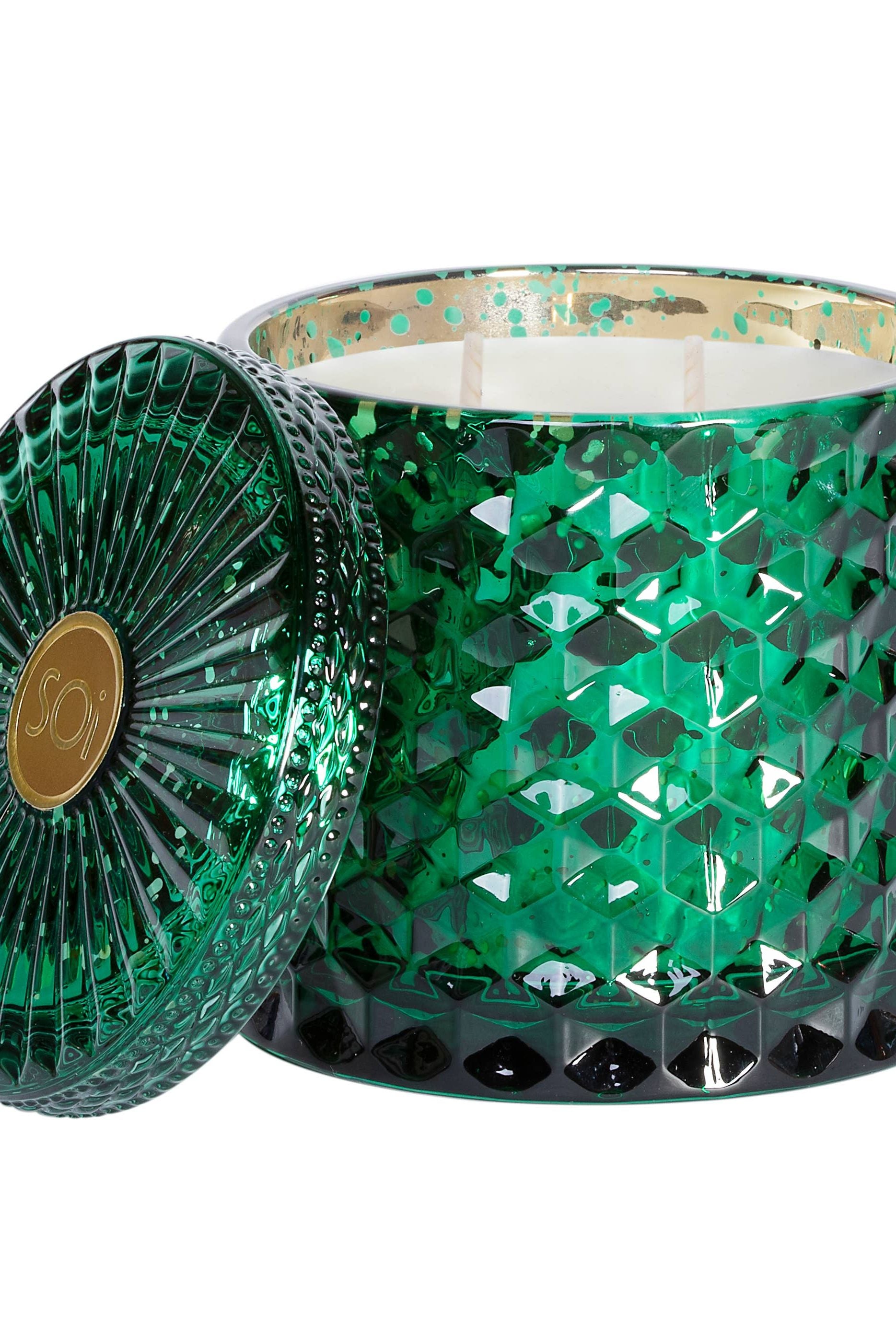 Mistletoe & Holly 15oz Shimmer Candle 2 wick