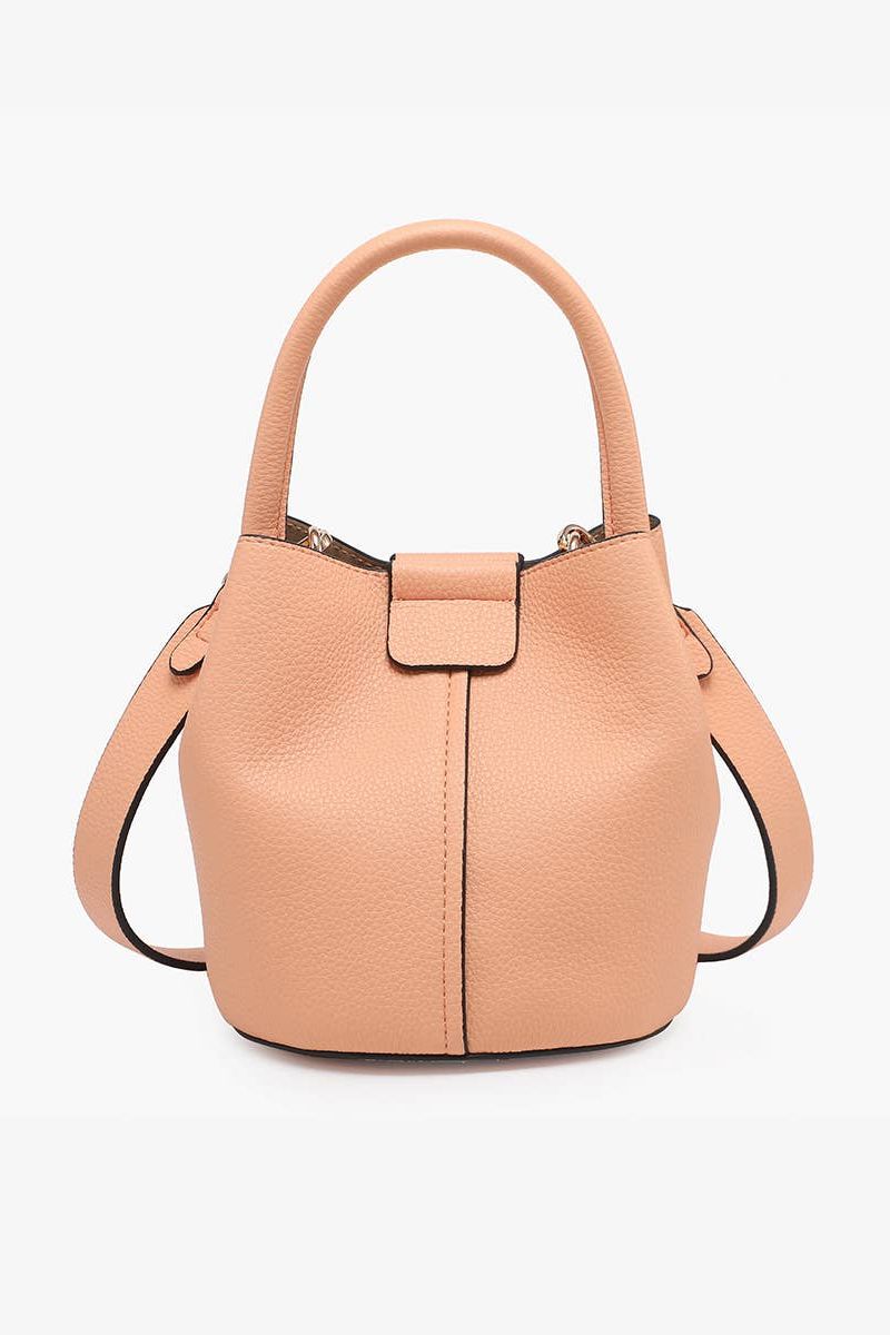 Farrah Bucket Bag w/ Top Handle & Inner Bag