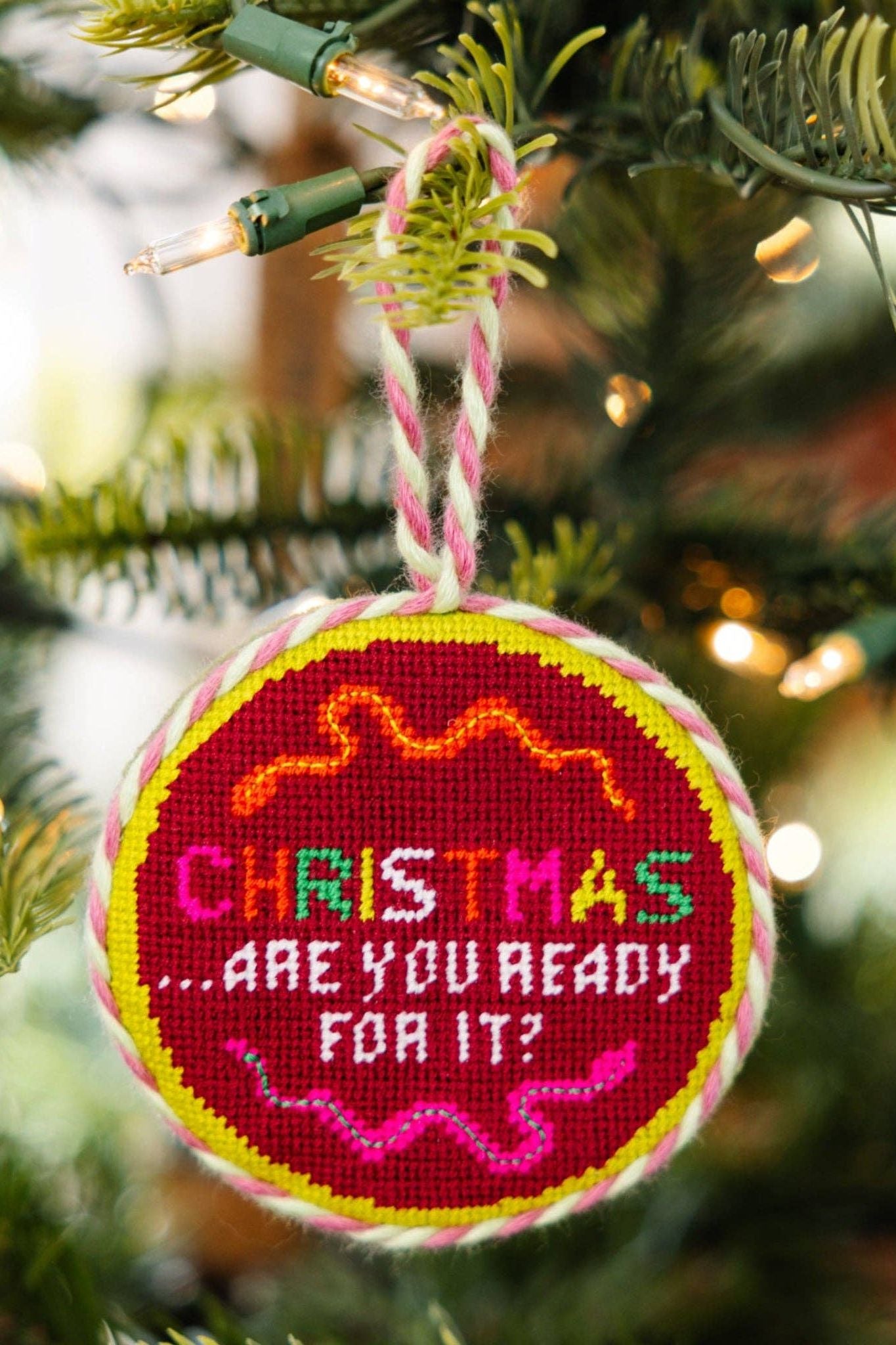 Needlepoint Ornament - Ready For It