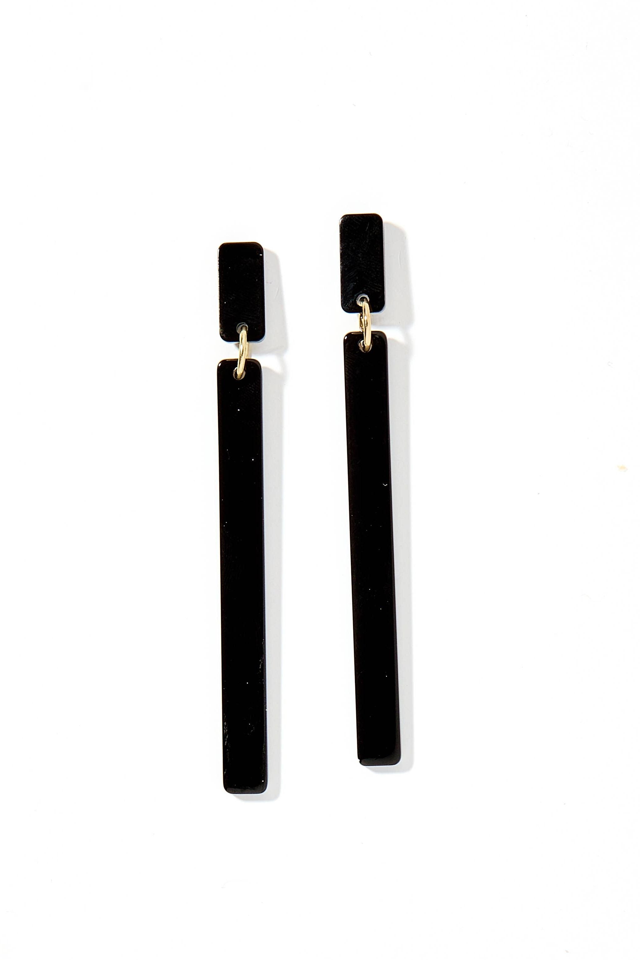 Keli - True Black - Earrings