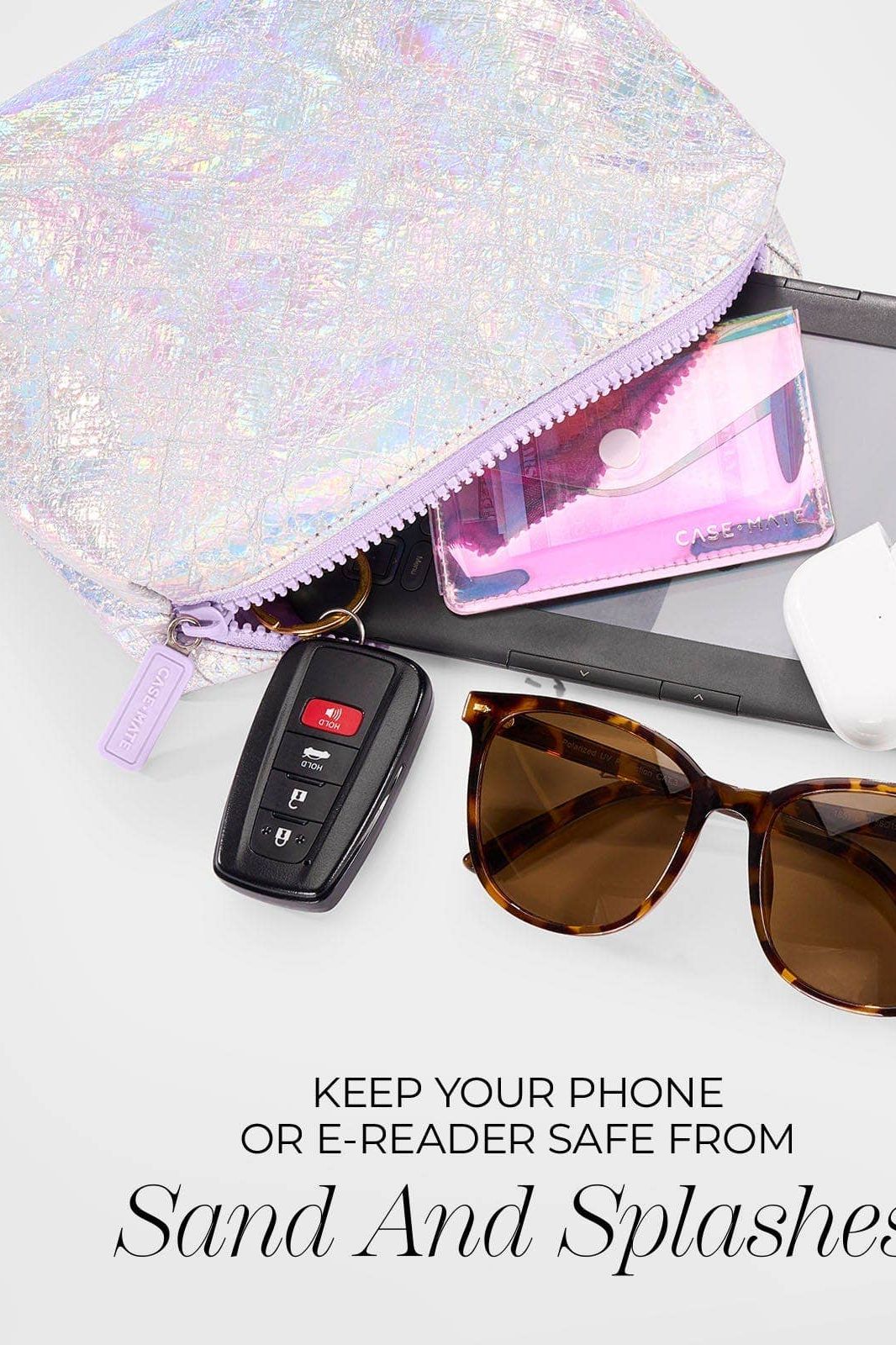 Soap Bubble™ Waterproof Beach Zip Pouch