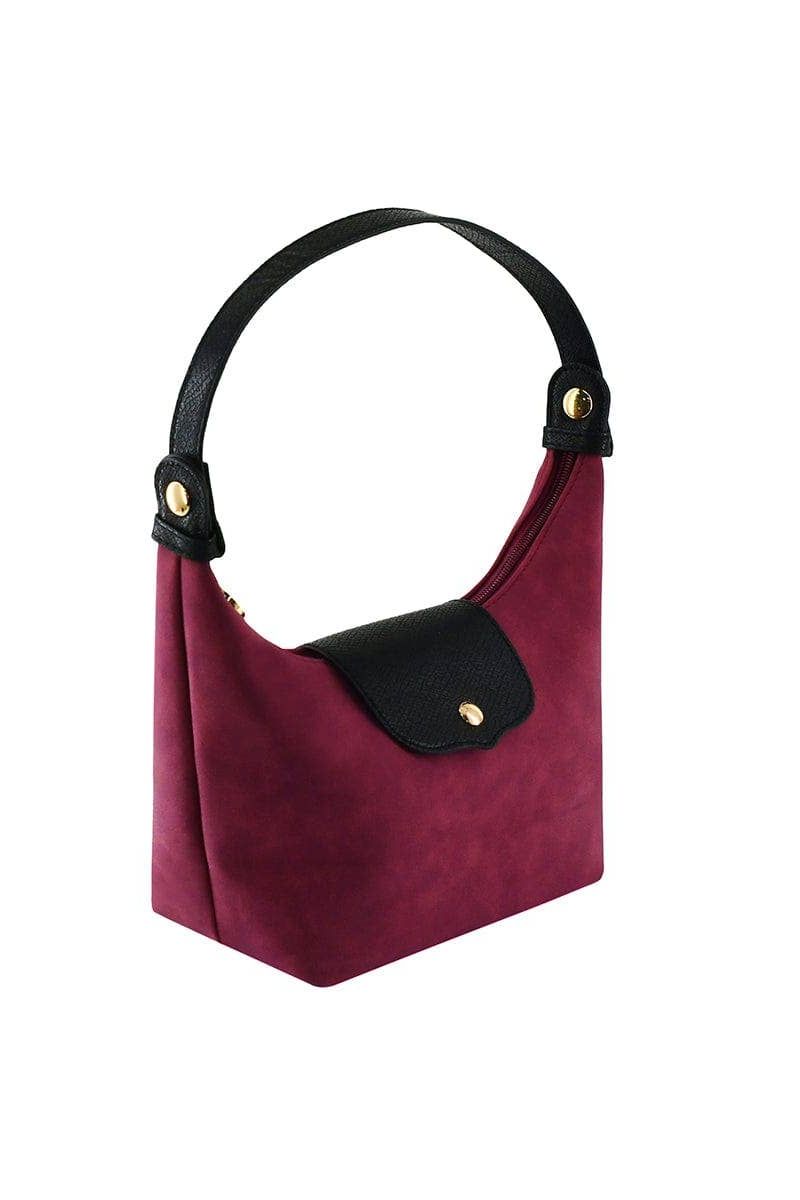 SU780 Suede Convertible Clutch/Shoulder/Crossbody Bag