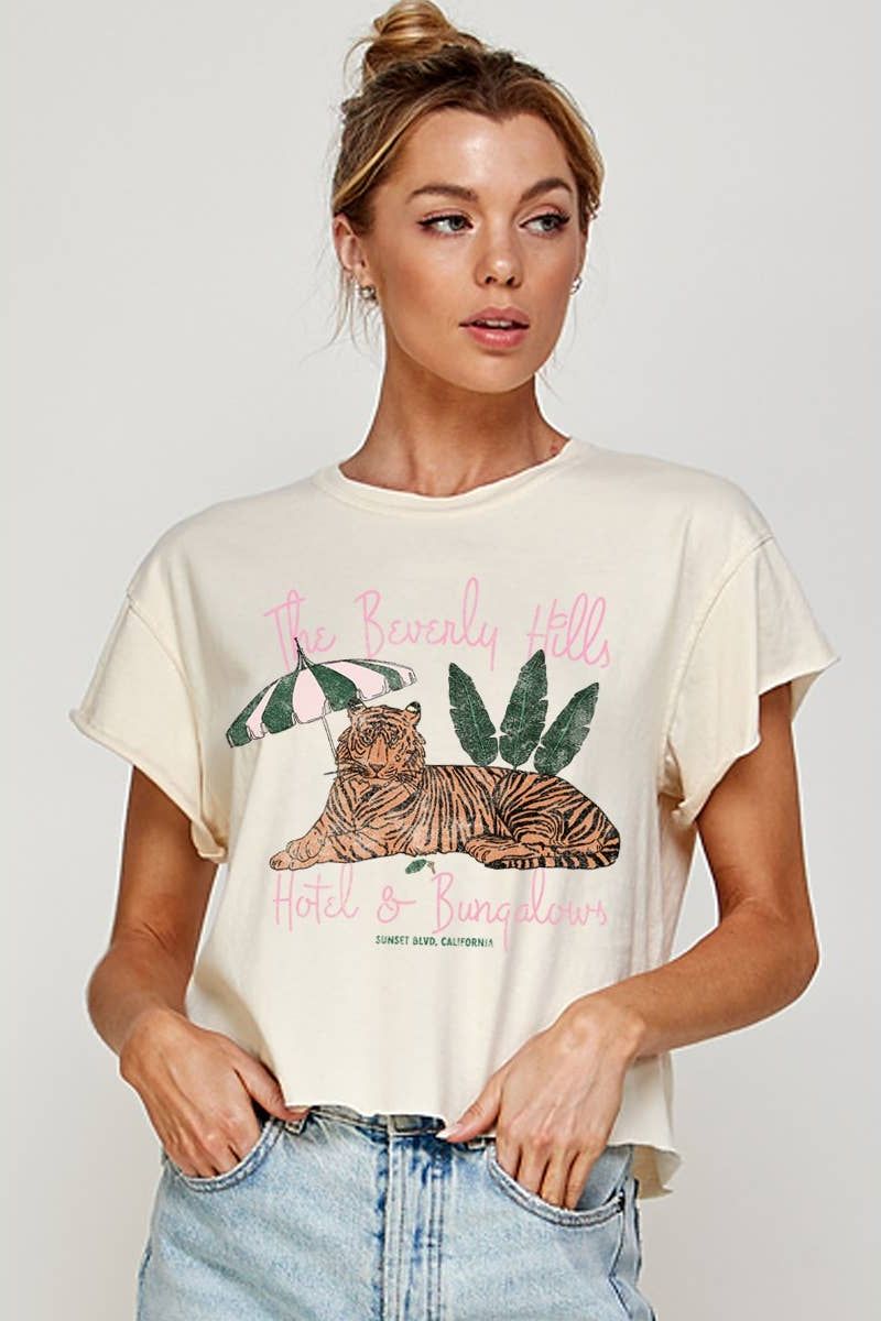 Beverly Hills Crop Tee