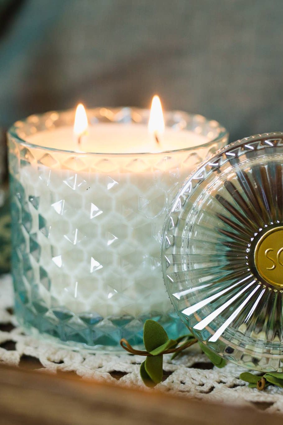 Azure Sands 15oz Shimmer Candle 2 wick