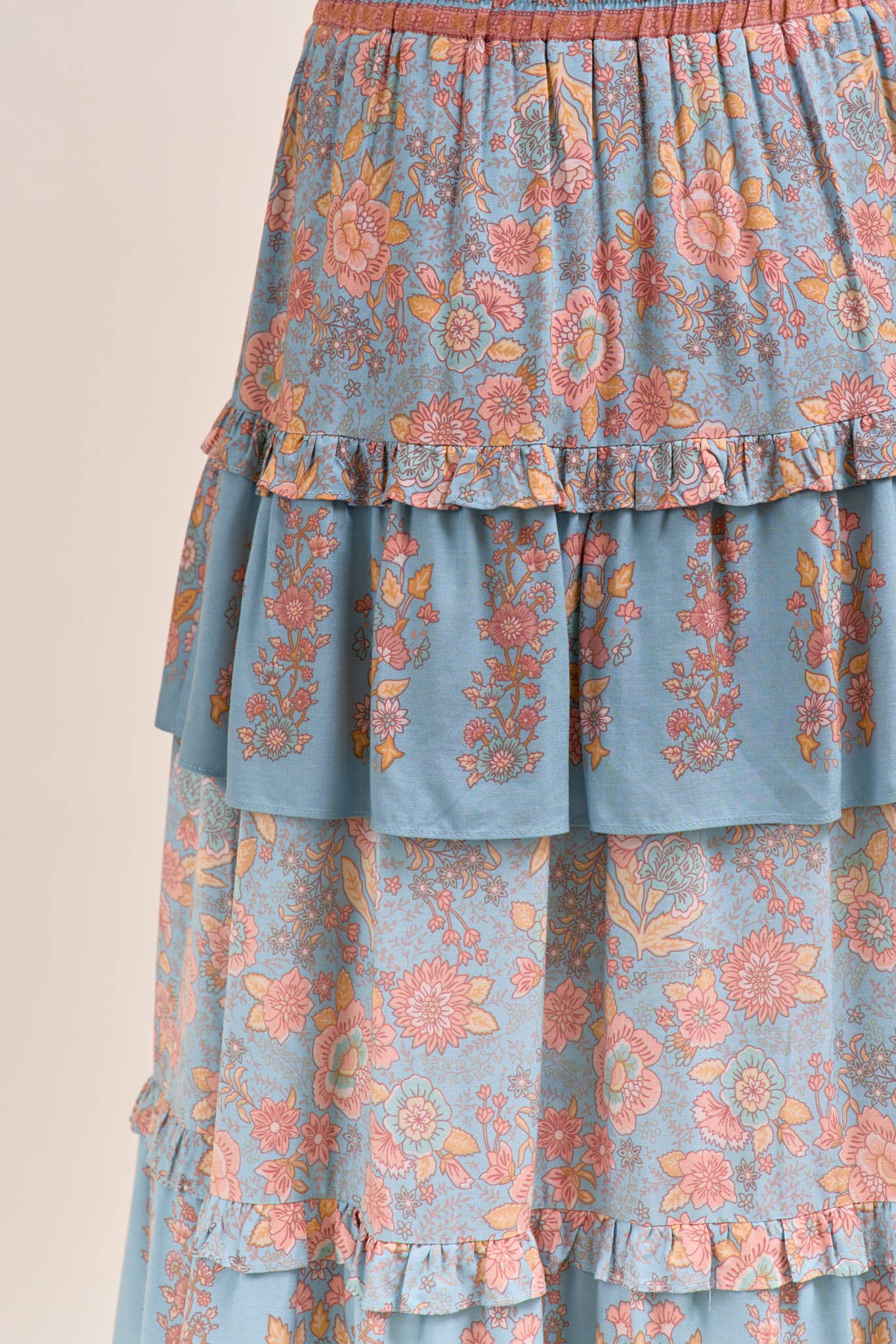 The Bluebell Tiered Maxi Skirt