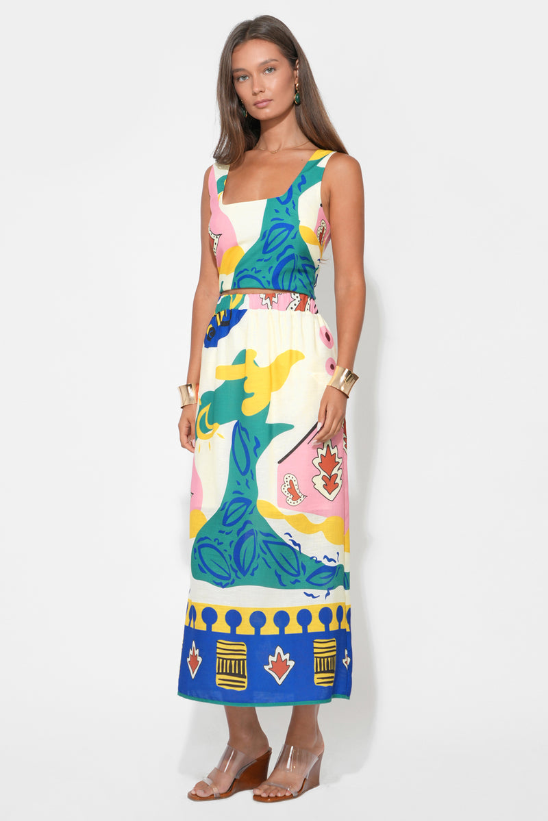 Annie Printed Skirt