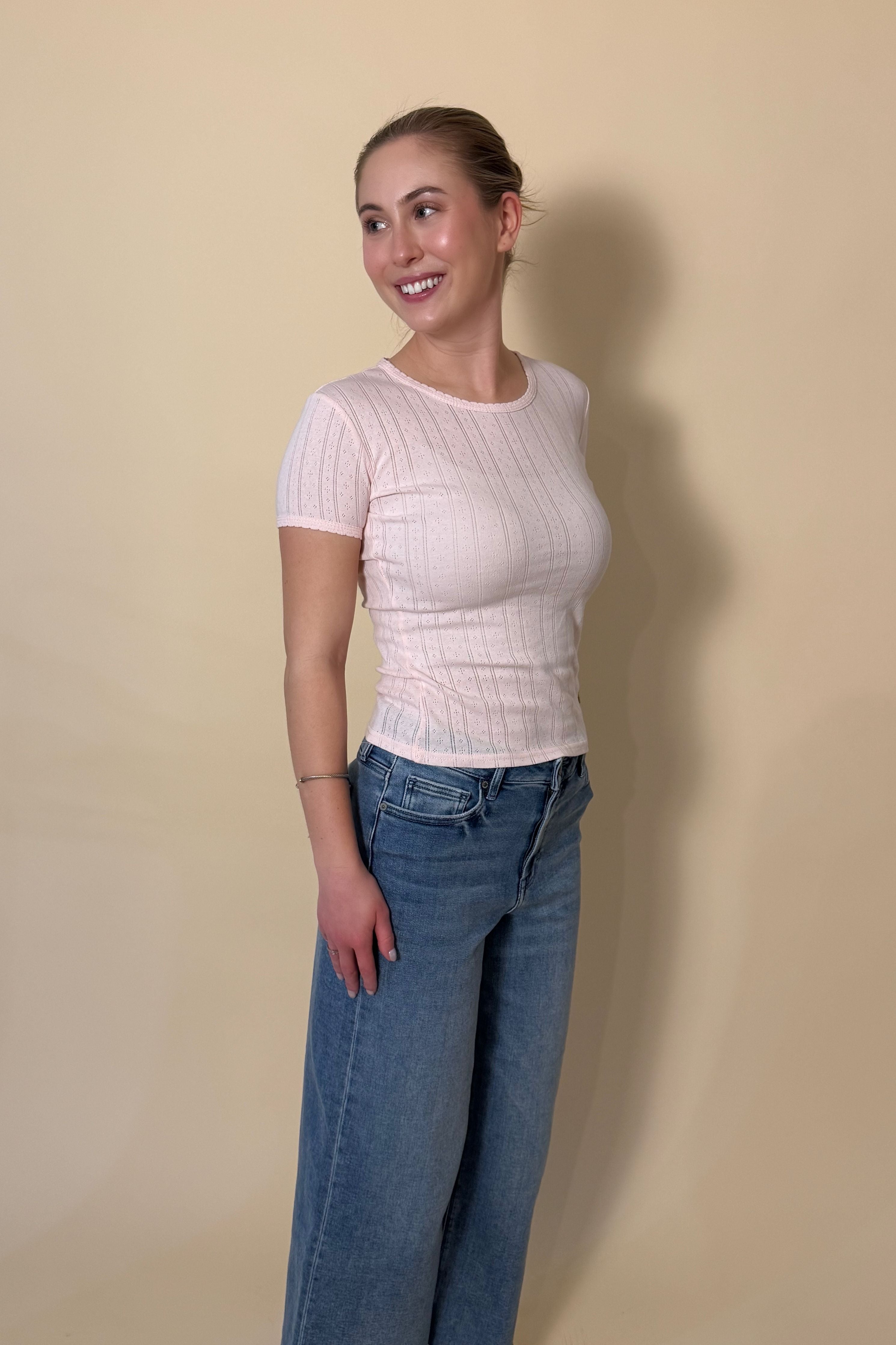 The Everyday Muse Pointelle Tee