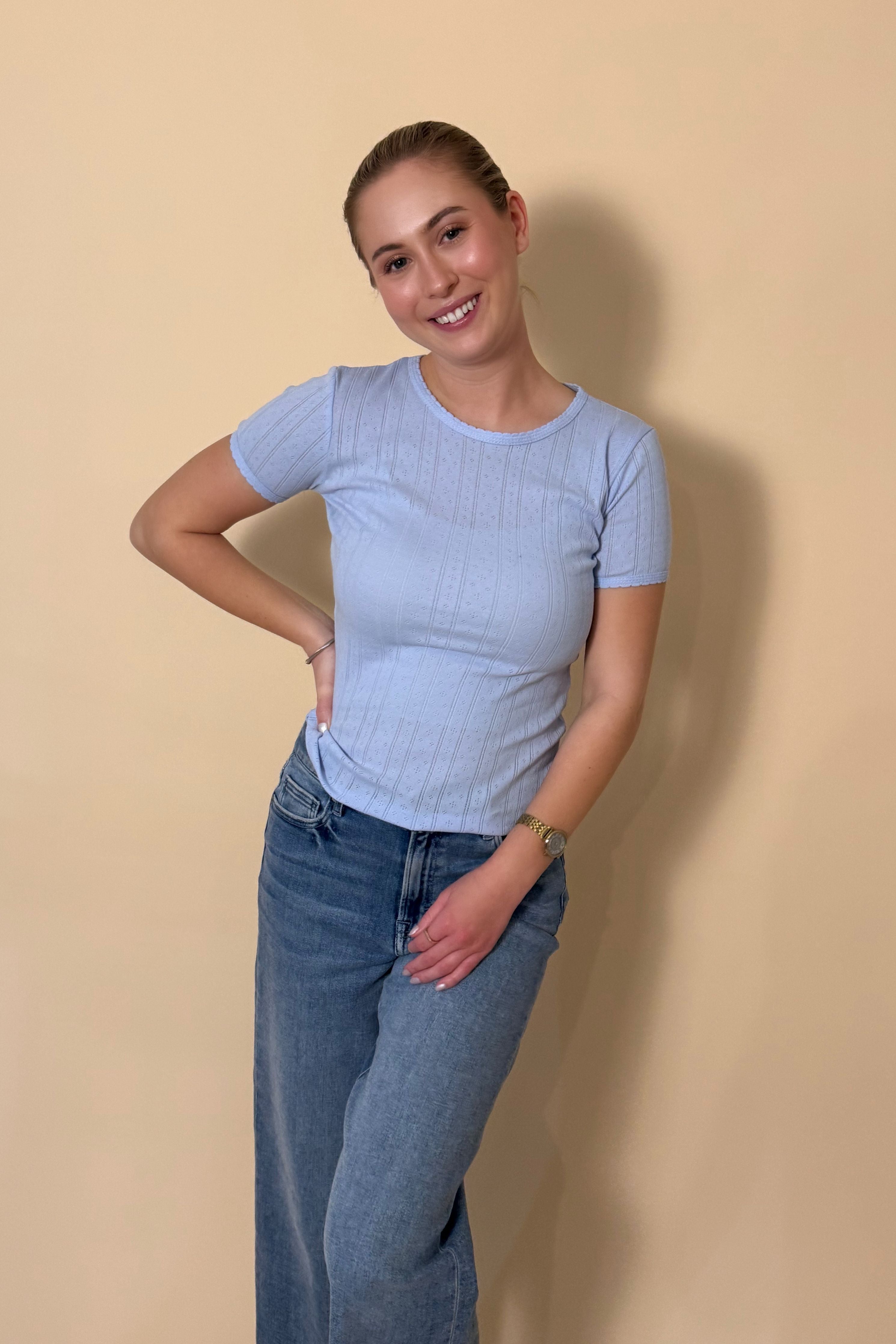 The Everyday Muse Pointelle Tee