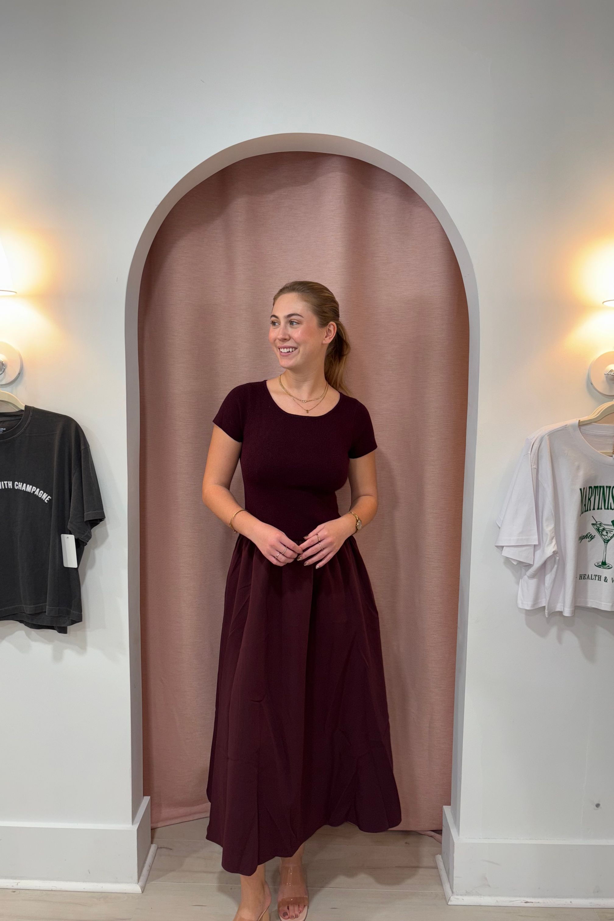 The Graceful Knit Maxi Dress