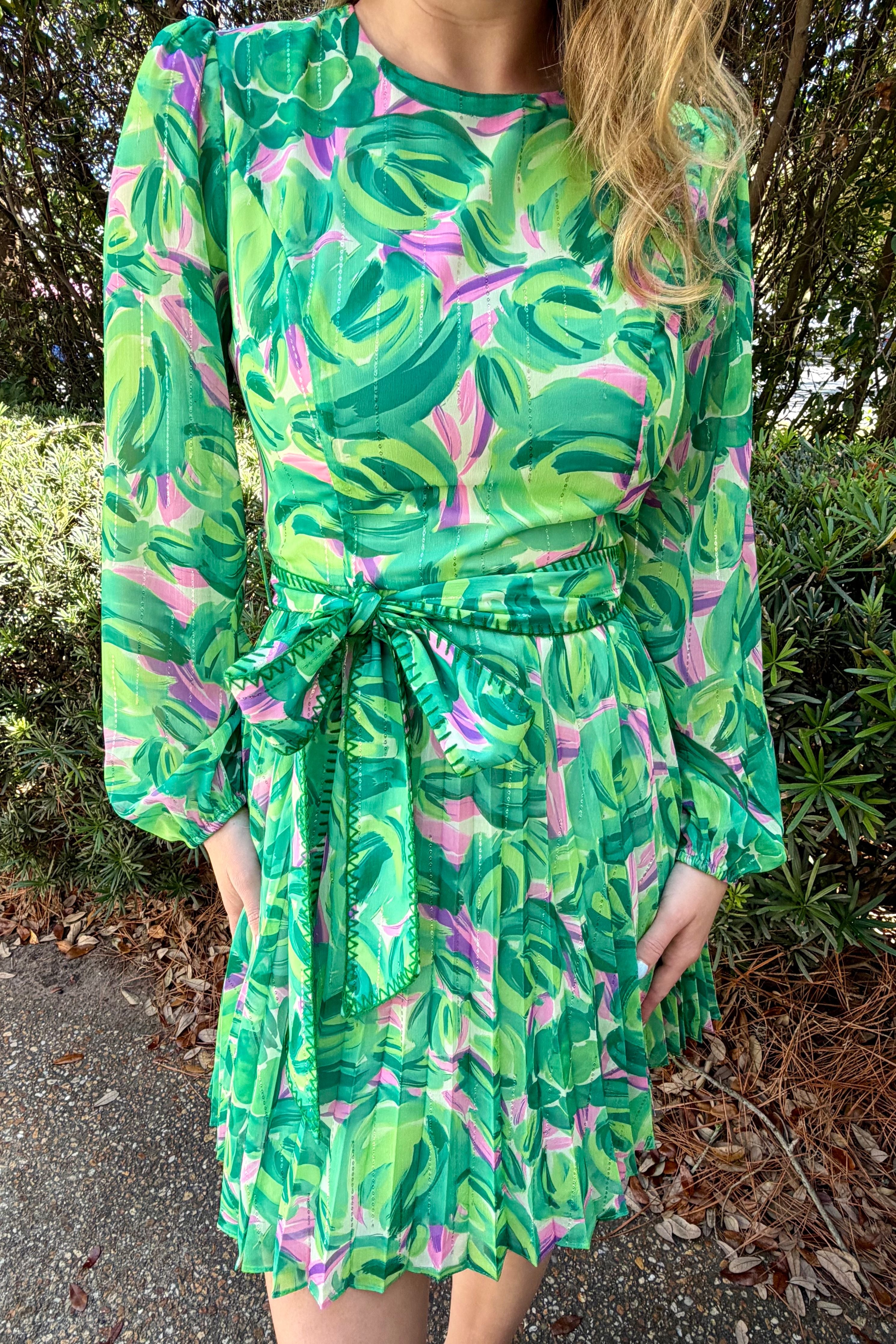 Rylee Pleated Mini Dres