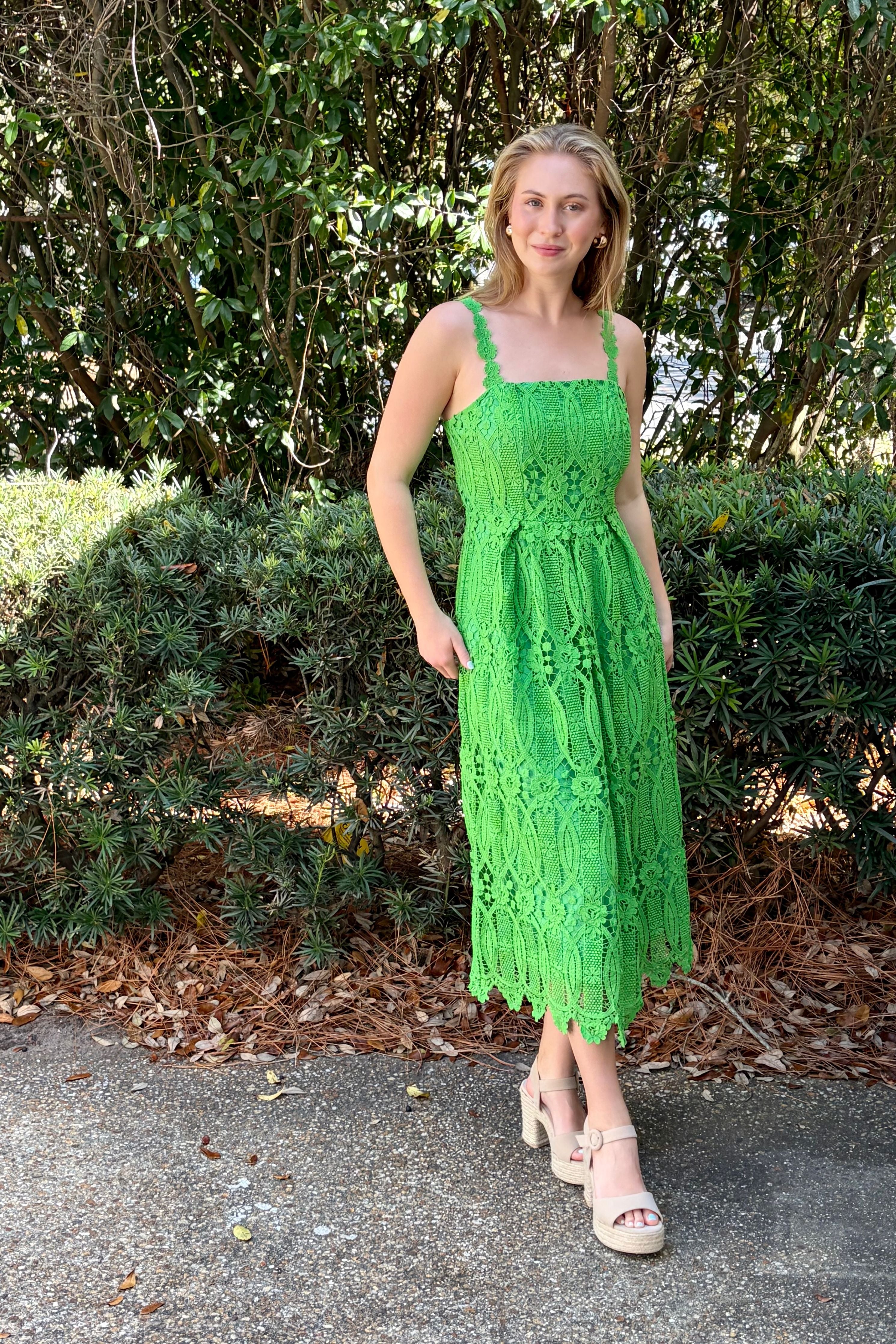 Alice Lace Midi Dress