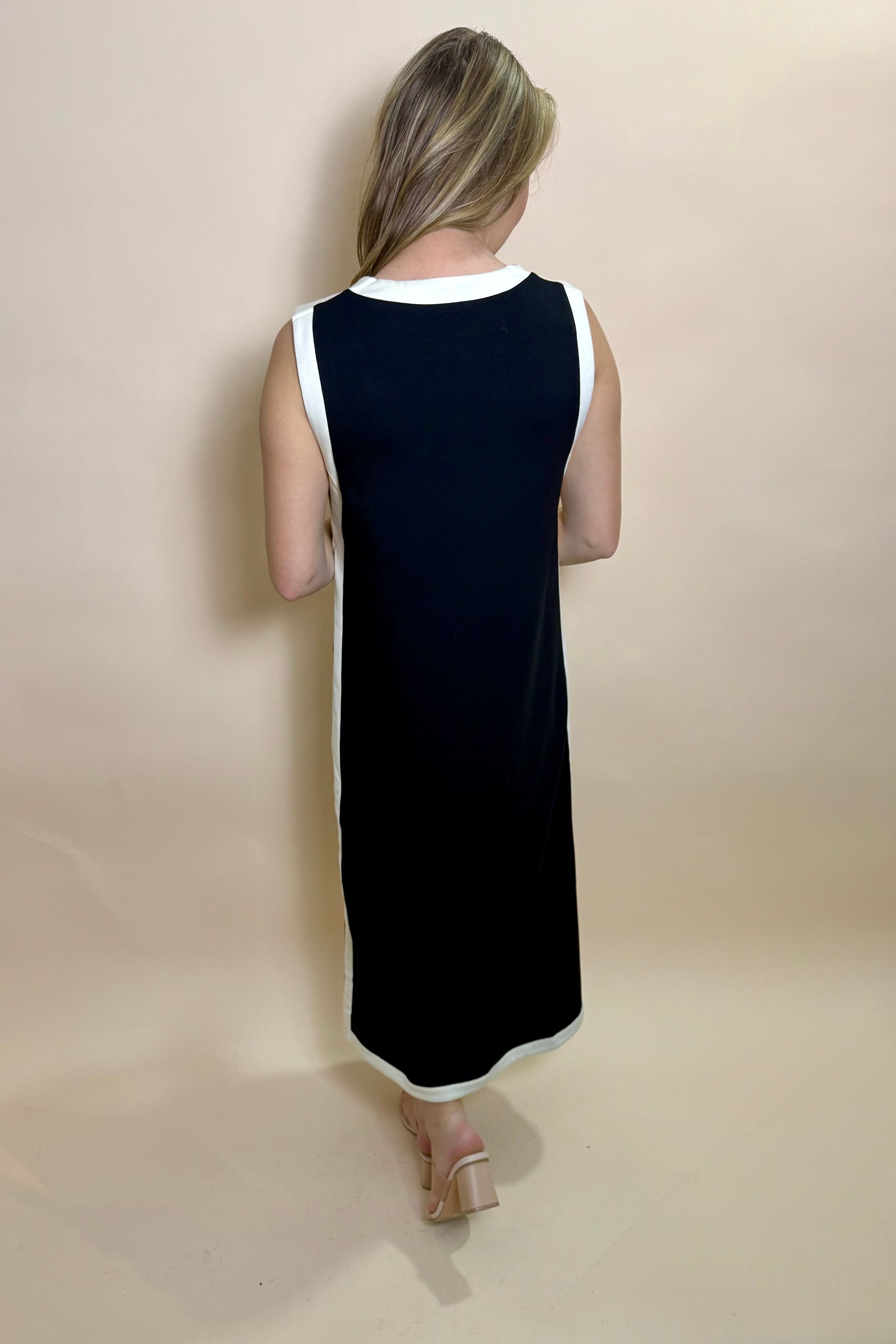 The Monroe Contrast Midi Dress