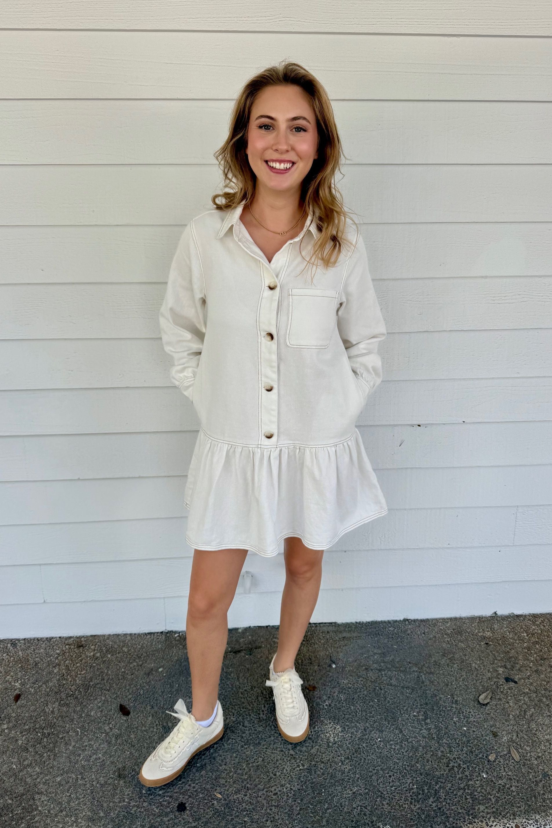 Sully Shirt Dress with Pockets