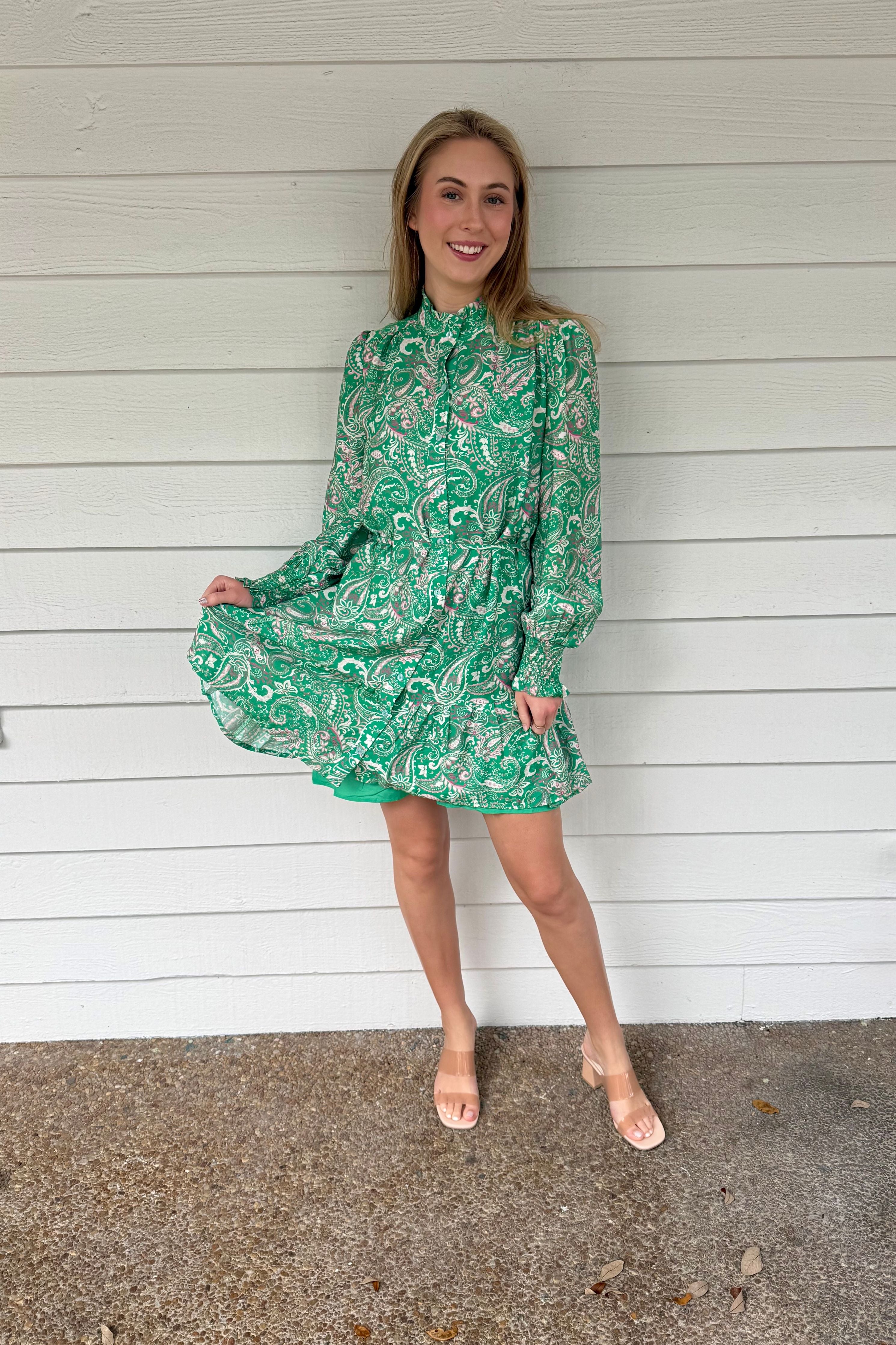 The Genevieve Paisley Dress