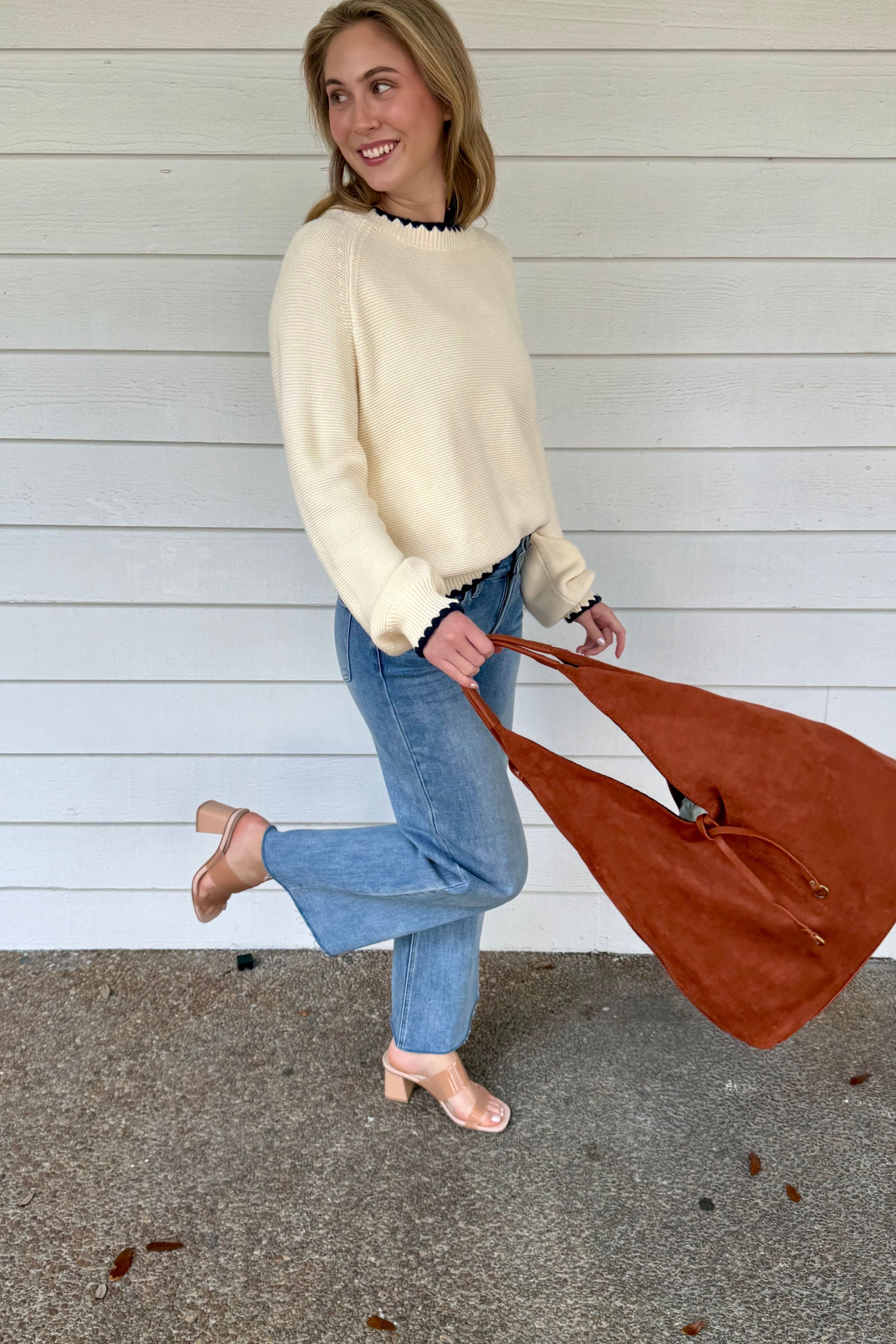 The Charlotte Contrast Knit