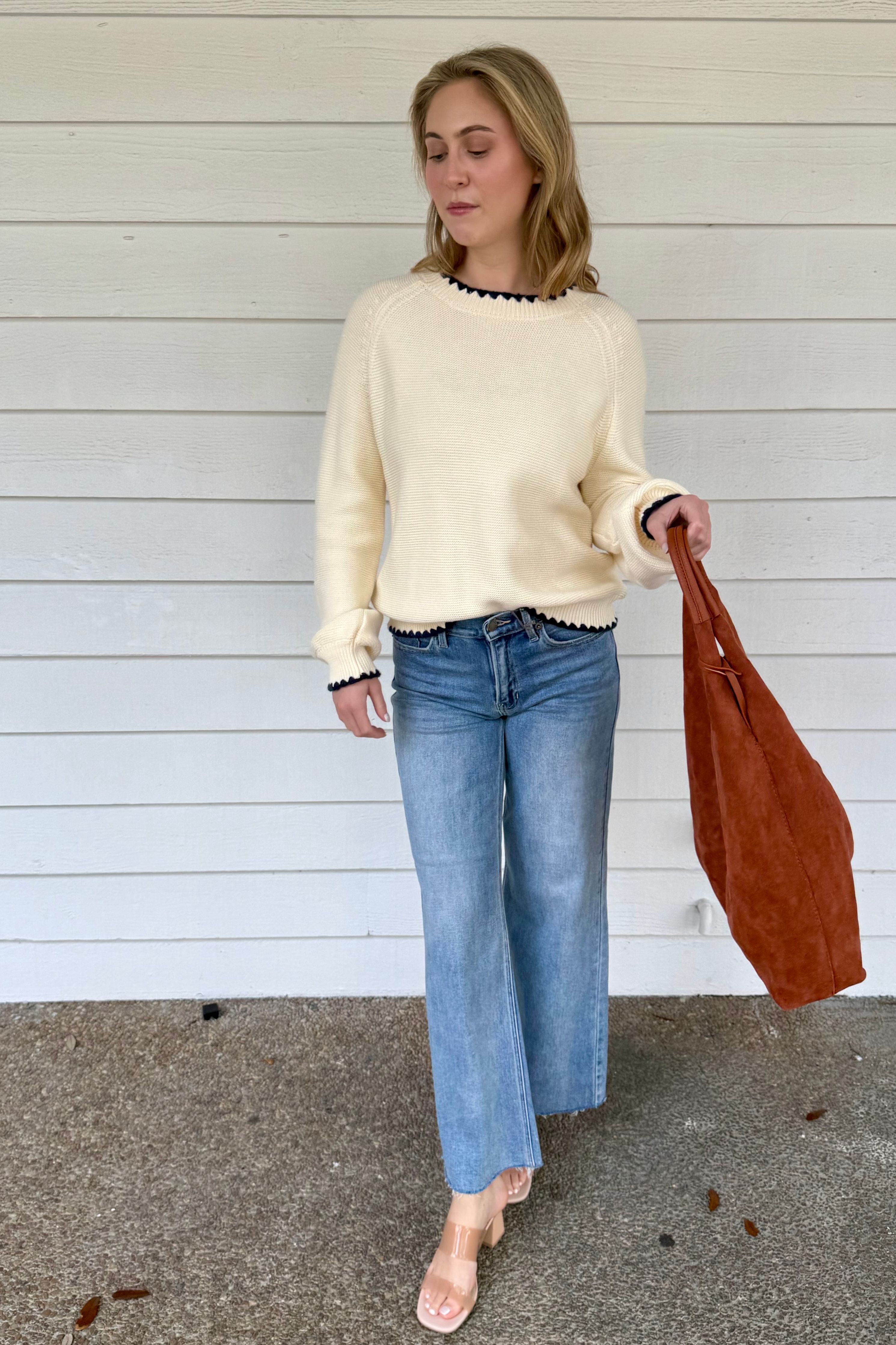 The Charlotte Contrast Knit