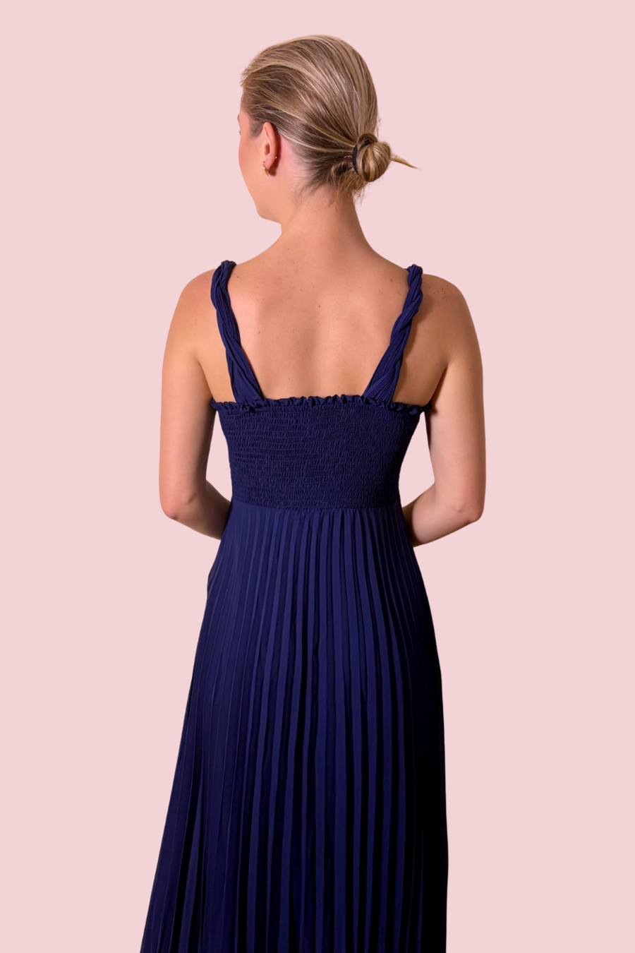 Jillian Pleated Maxi Dress