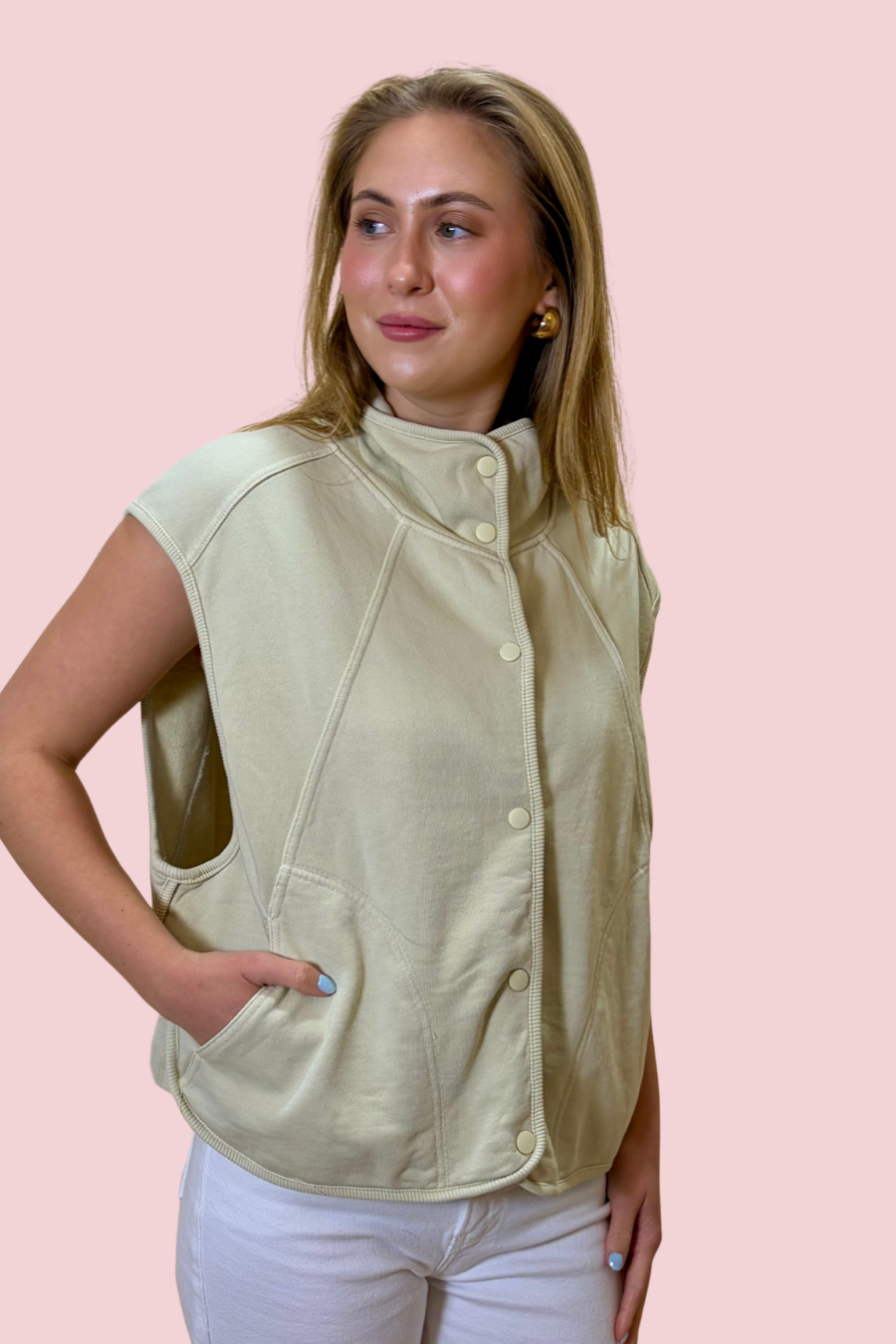 Snap Statement Vest