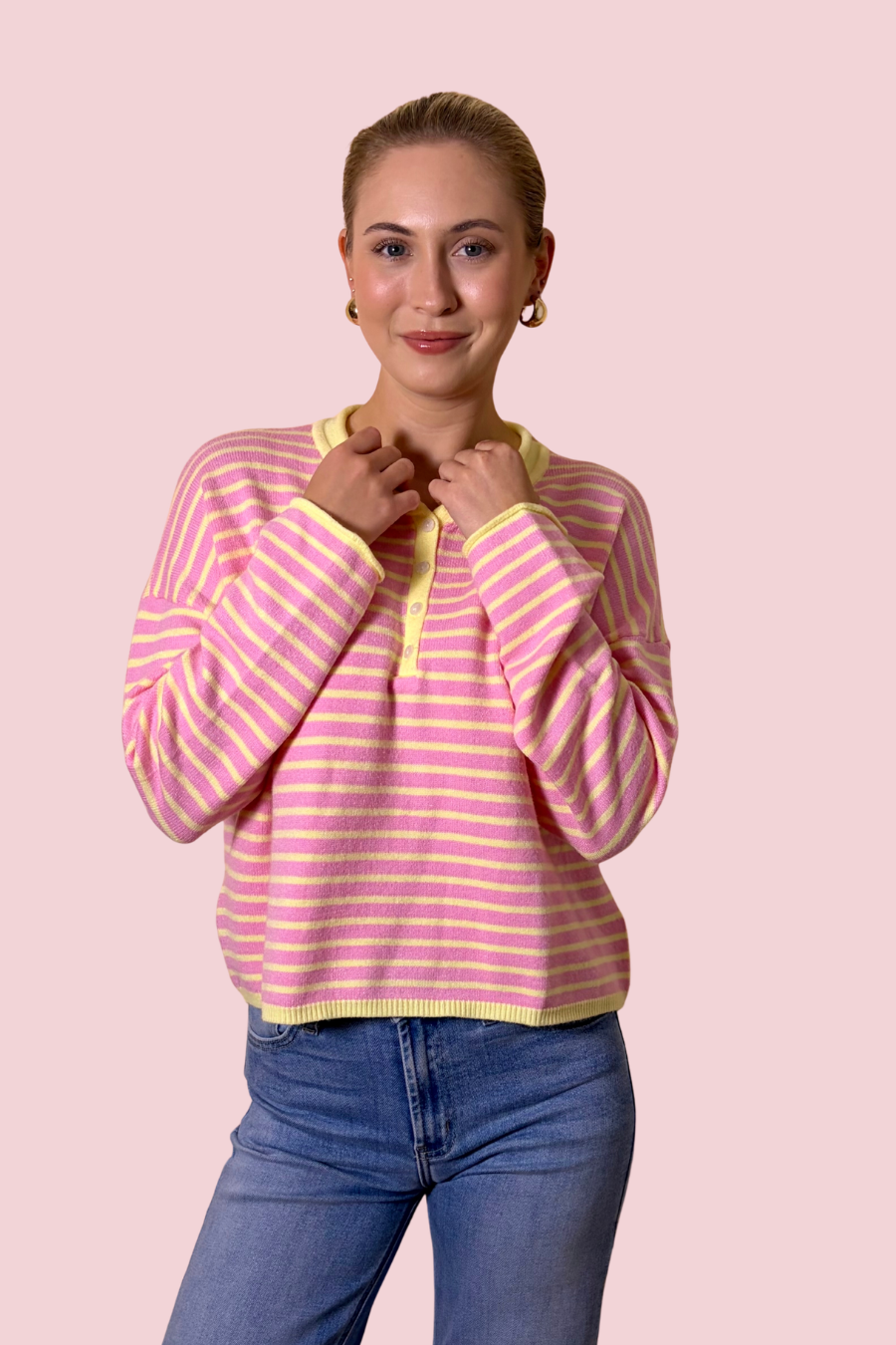 The Taylor Buttoned Knit