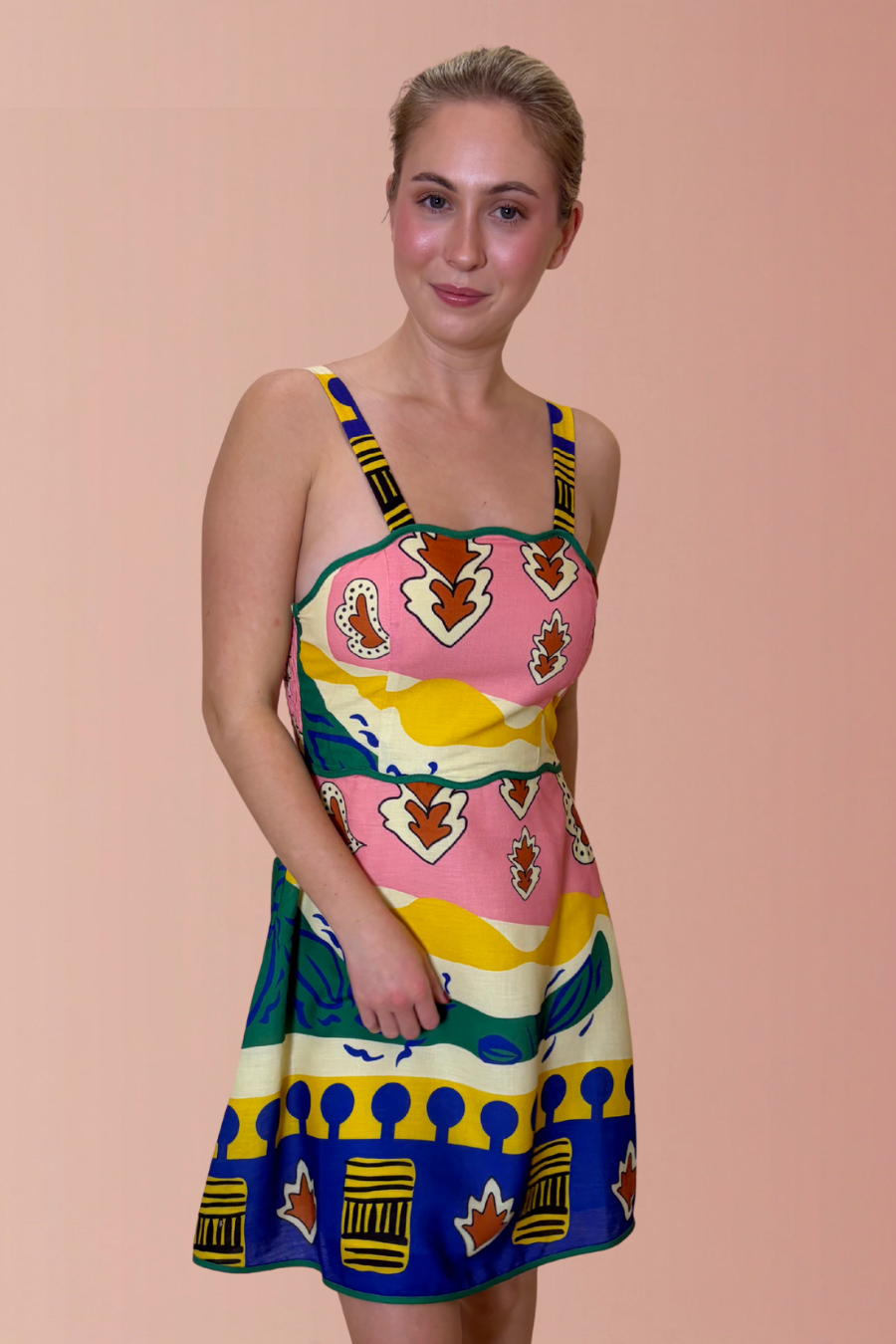 Reese Printed Mini Dress