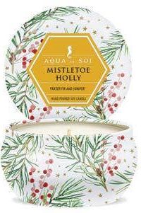 Mistletoe & Holly 4oz Aqua De SOi Candle Tin