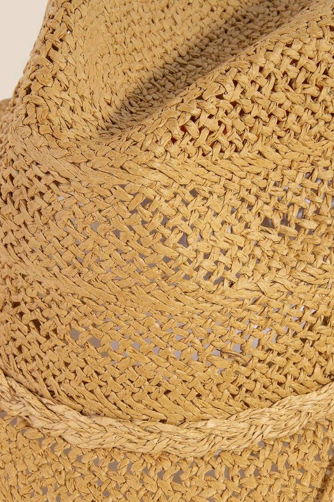 Braided Rope Band Straw Hat