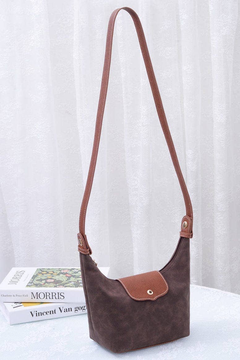 SU780 Suede Convertible Clutch/Shoulder/Crossbody Bag