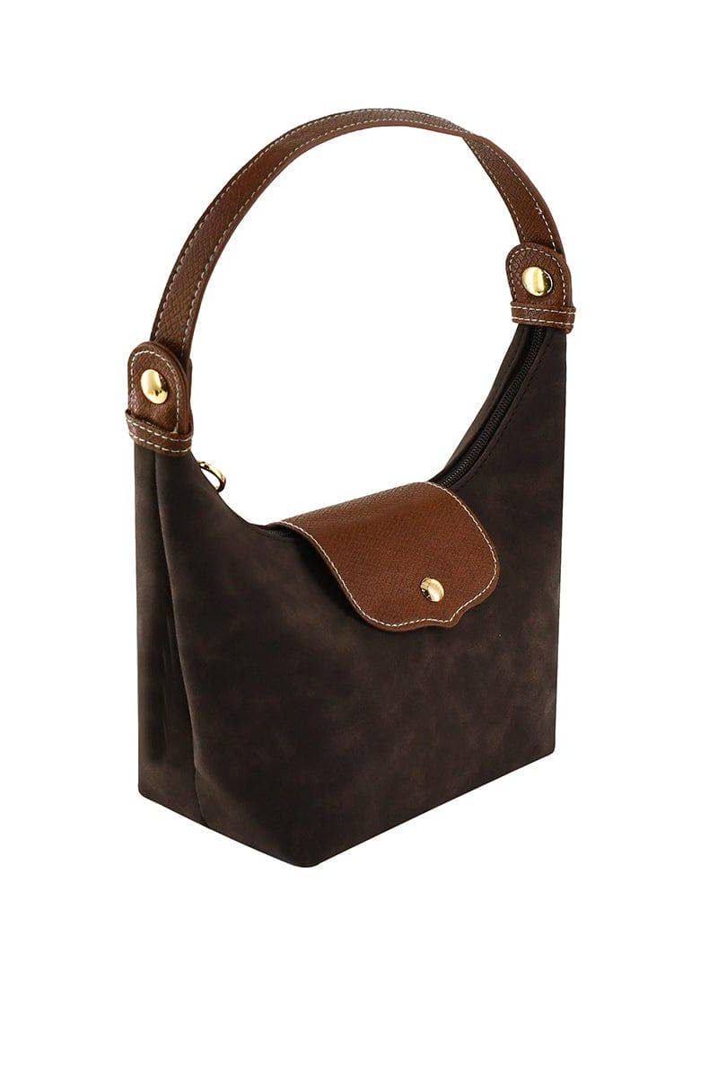 SU780 Suede Convertible Clutch/Shoulder/Crossbody Bag